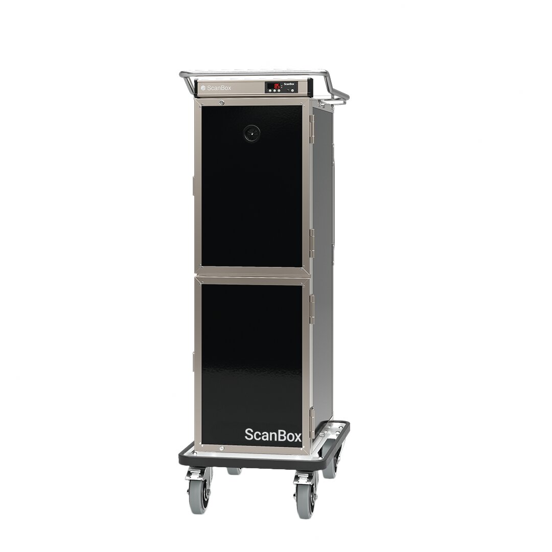 Speisentransportwagen 6 + 6 x GN 1/1-65 statisch beheizt