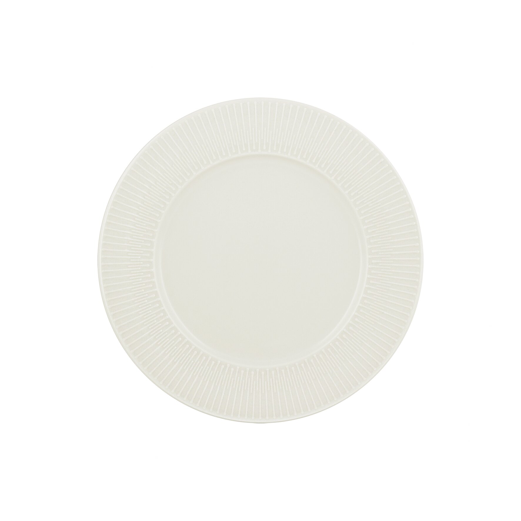 Teller flach mit Fahne 213 mm Relief
