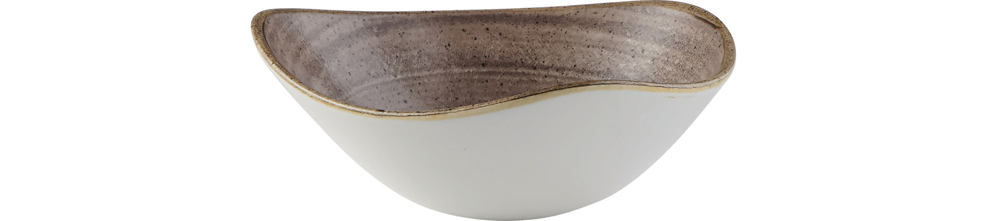 Bowl Lotus dreieckig 185 mm / 0,37 l Brown