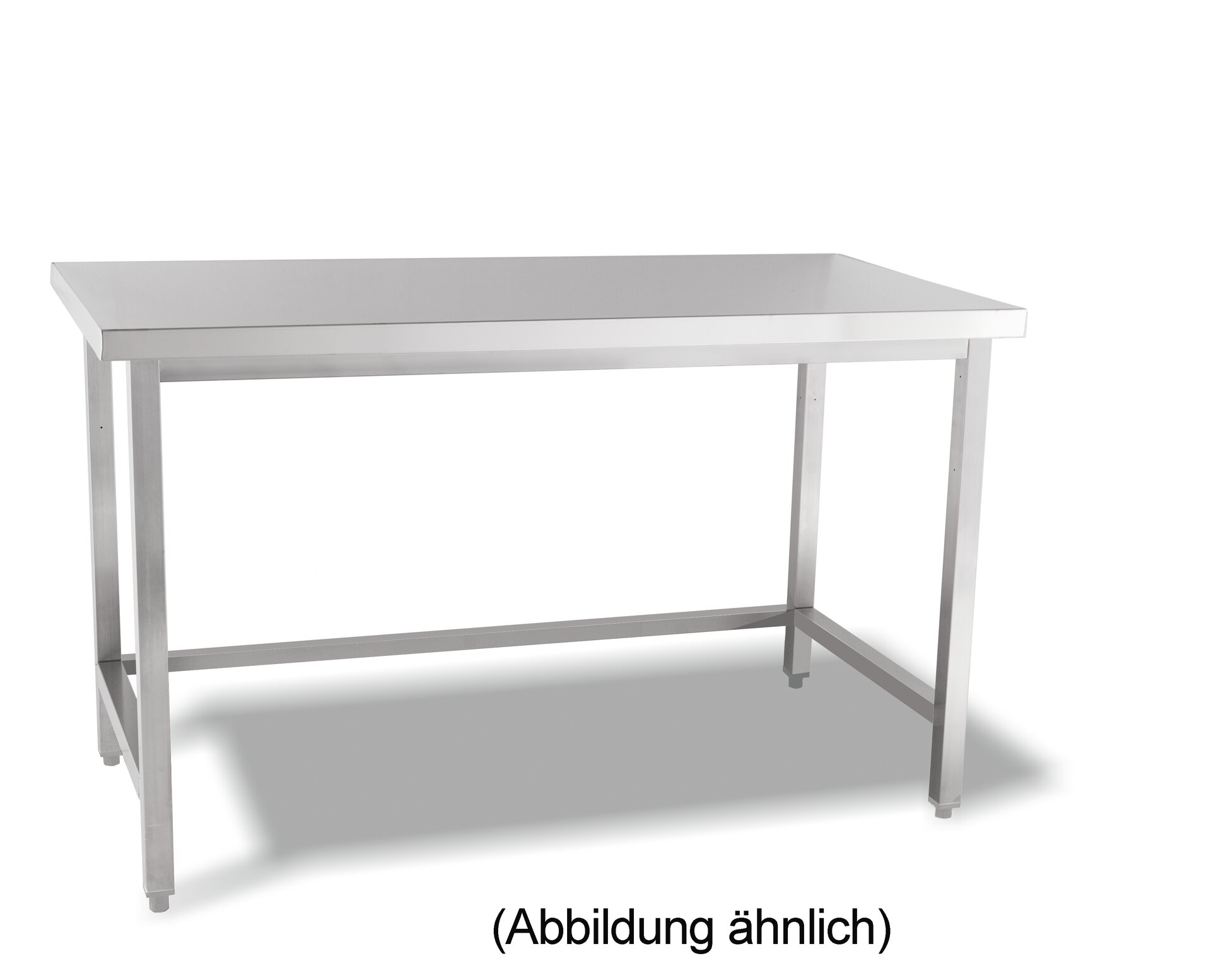 Arbeitstisch verschweißt o. Ablageboden ohne Aufkantung 1700 x 600 x 850 mm