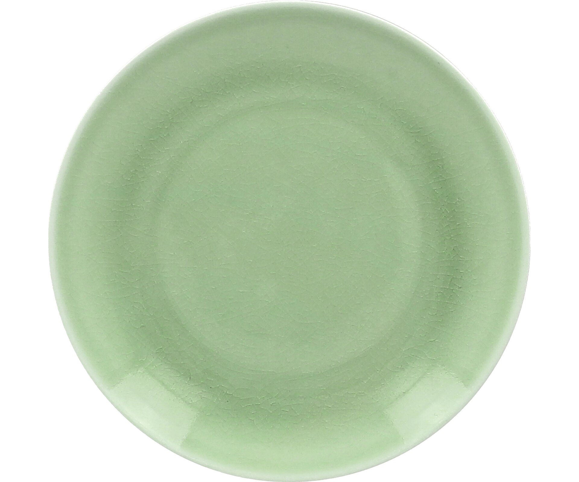 Coupteller flach 290 mm plain-green Vintage