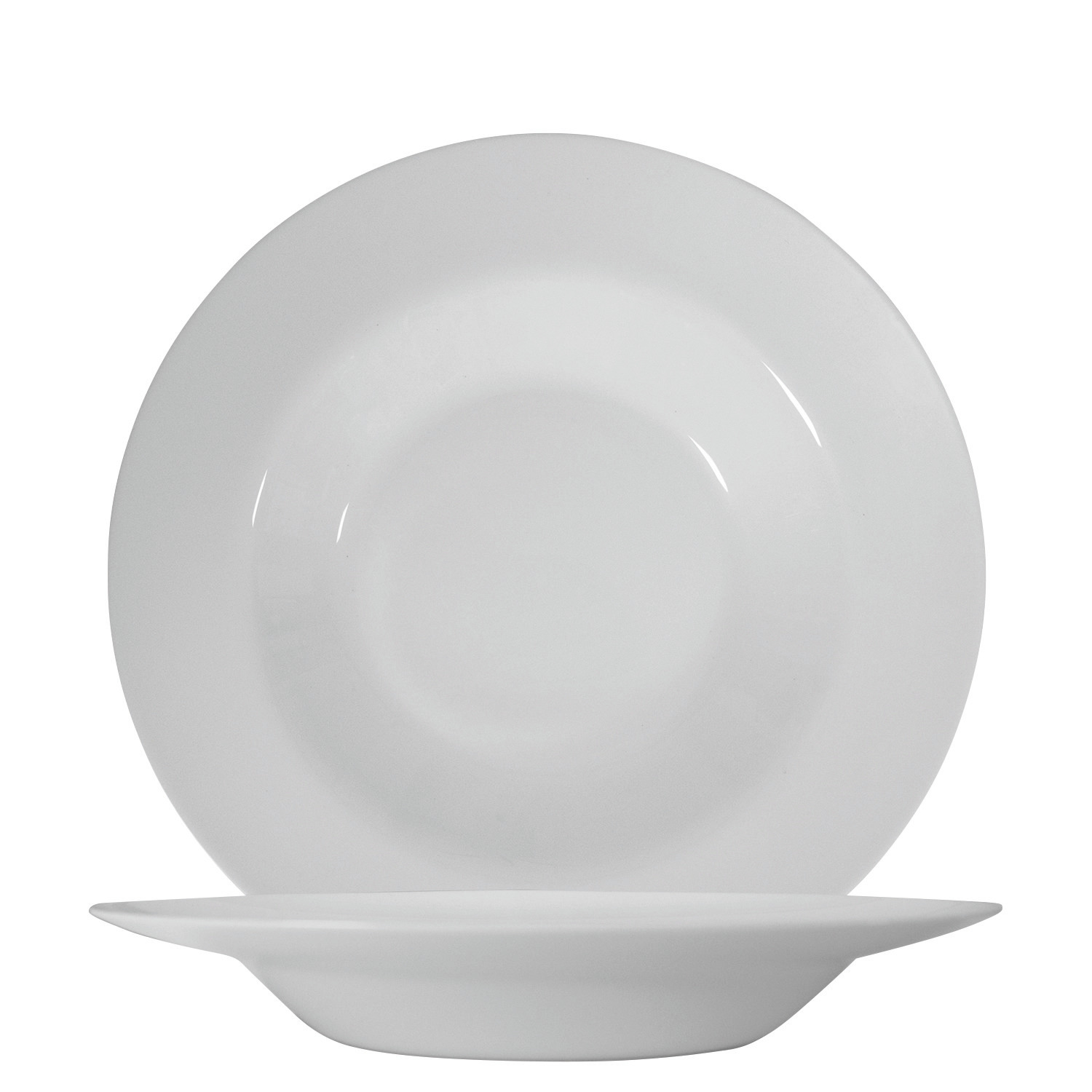 Pastateller 285 mm uni weiß