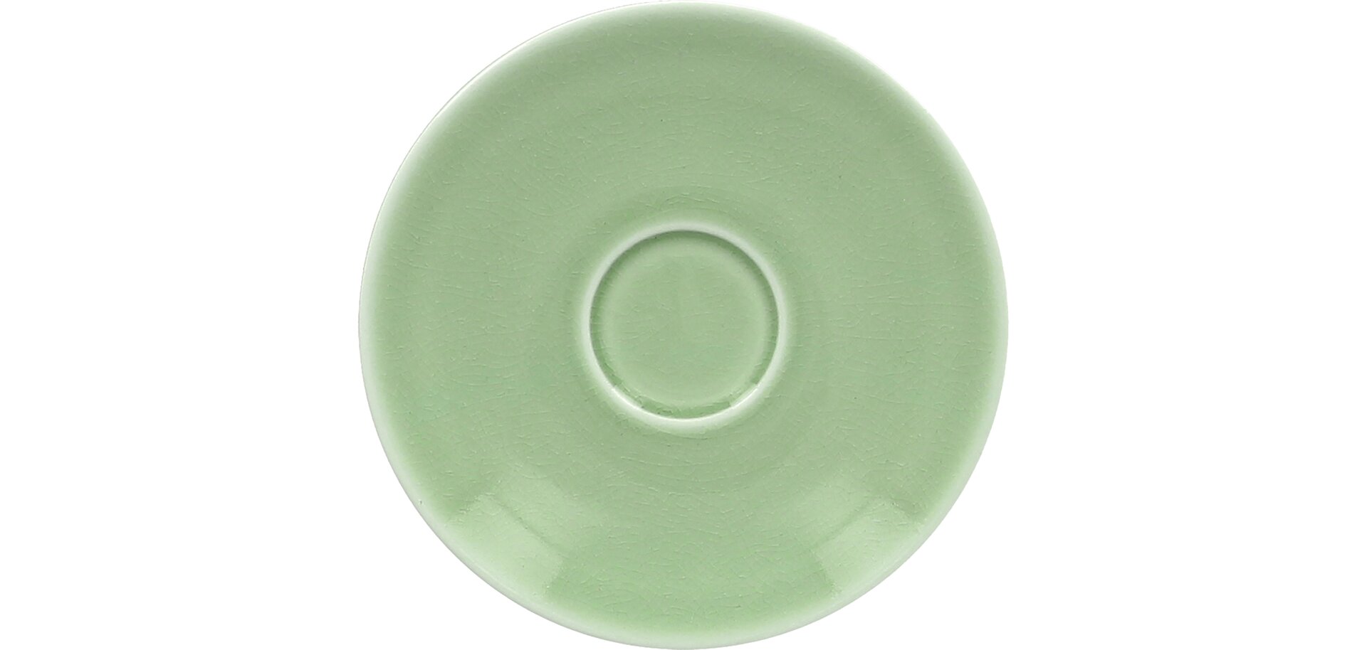 Kaffee-Untertasse 170 mm plain-green für Kaffeetasse CLCU28 Vintage