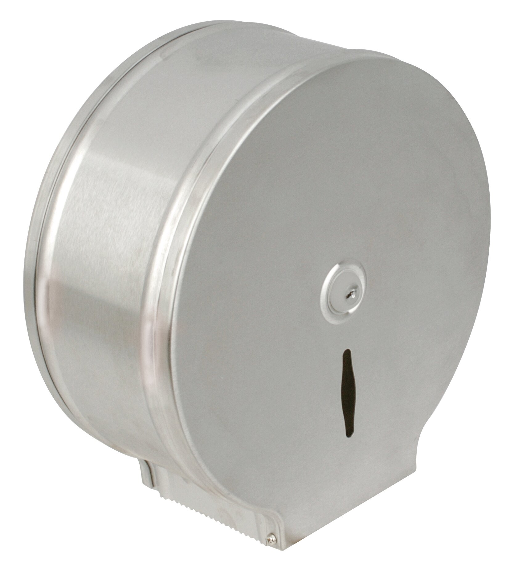 Toilettenpapier-Spender für 200 m Rolle Edelstahl matt 220 x 115 x 220 mm