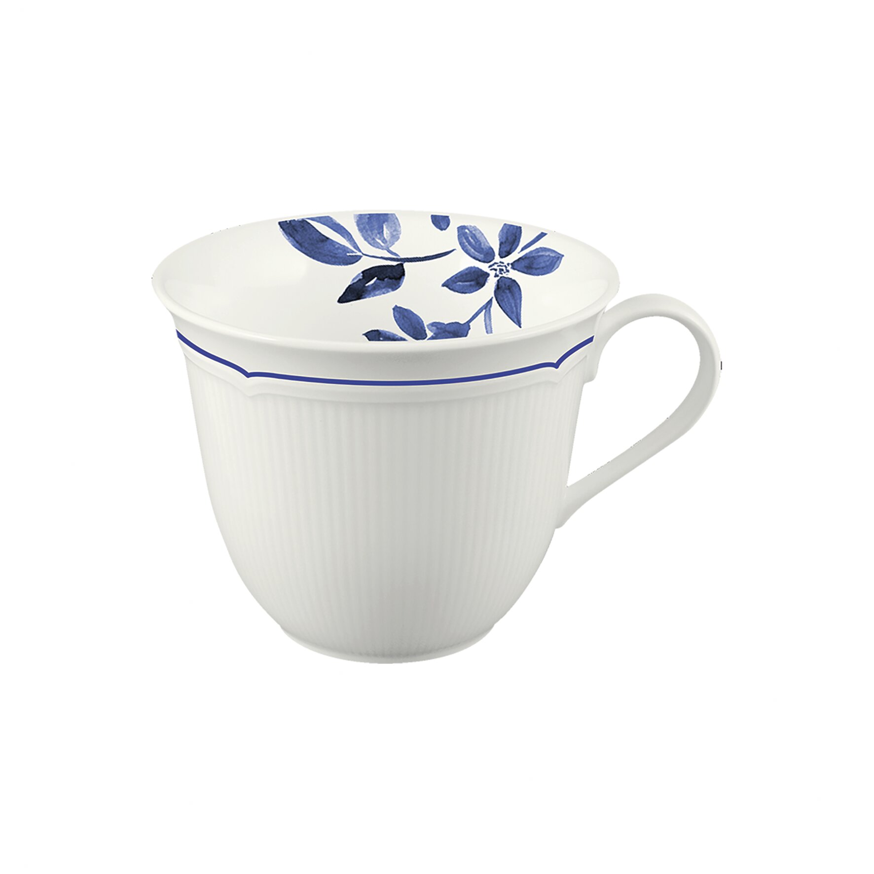 Tasse mit Relief 98 mm / 0,30 l blue Floral Charm