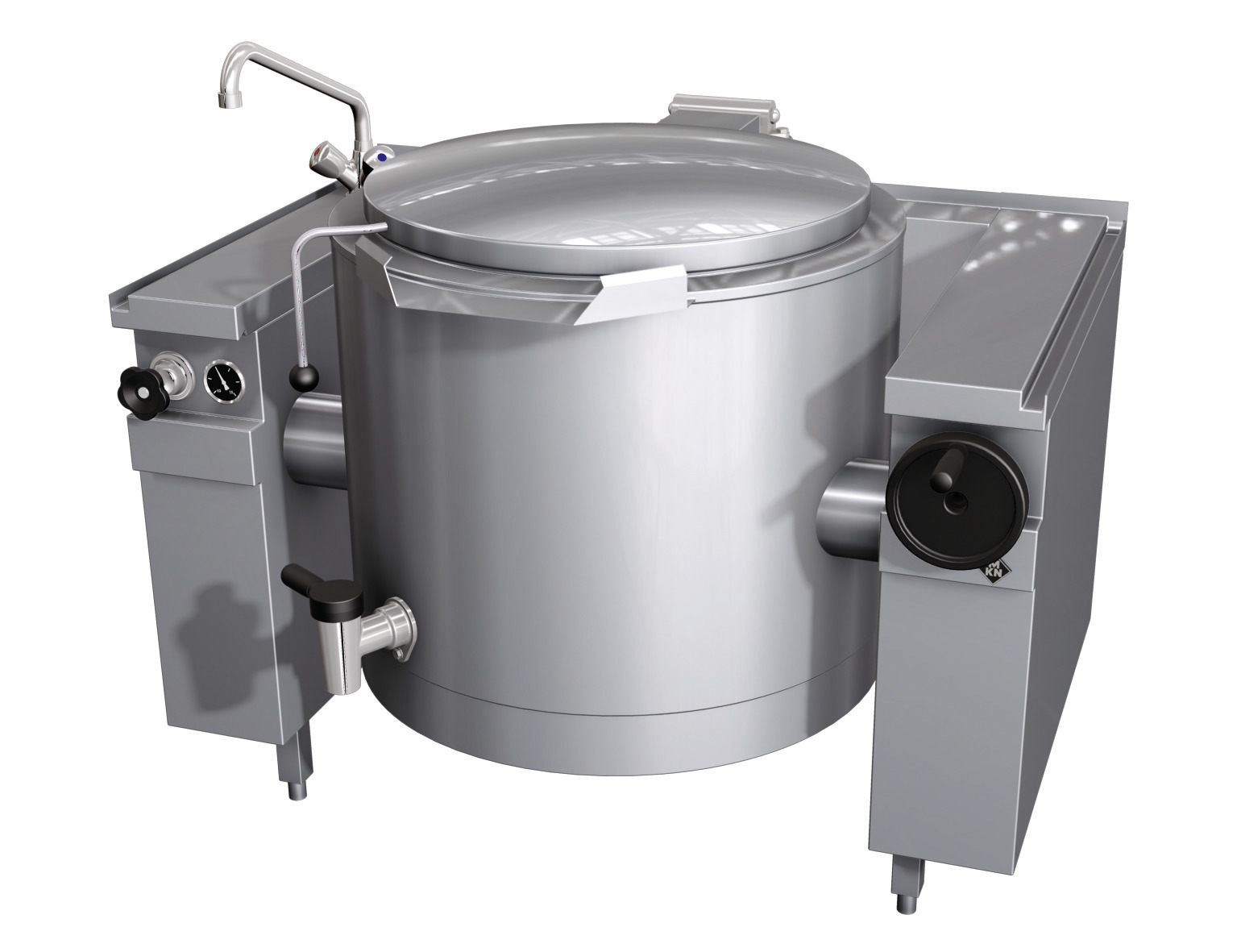 Dampf-Kipp Schnellkochkessel 150,00 l Handkippung Optima 850