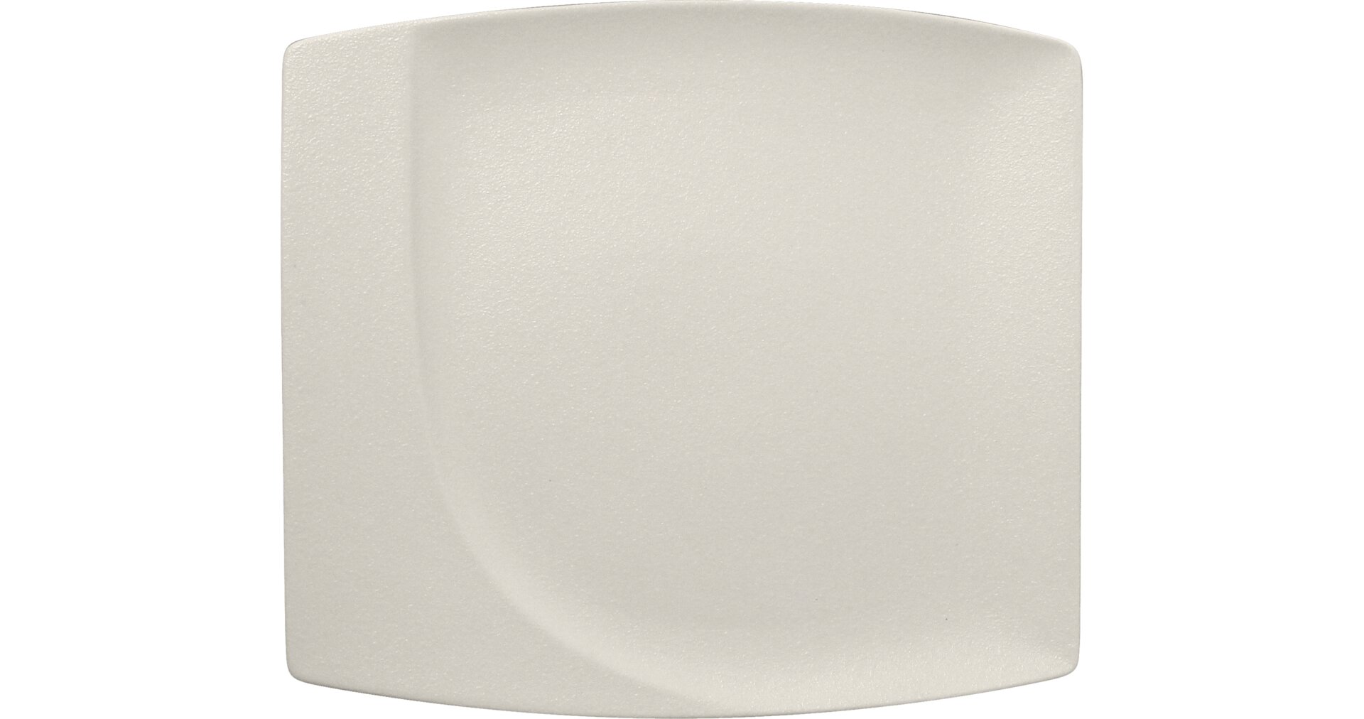 Teller flach quadratisch 320 x 290 mm sand Neofusion