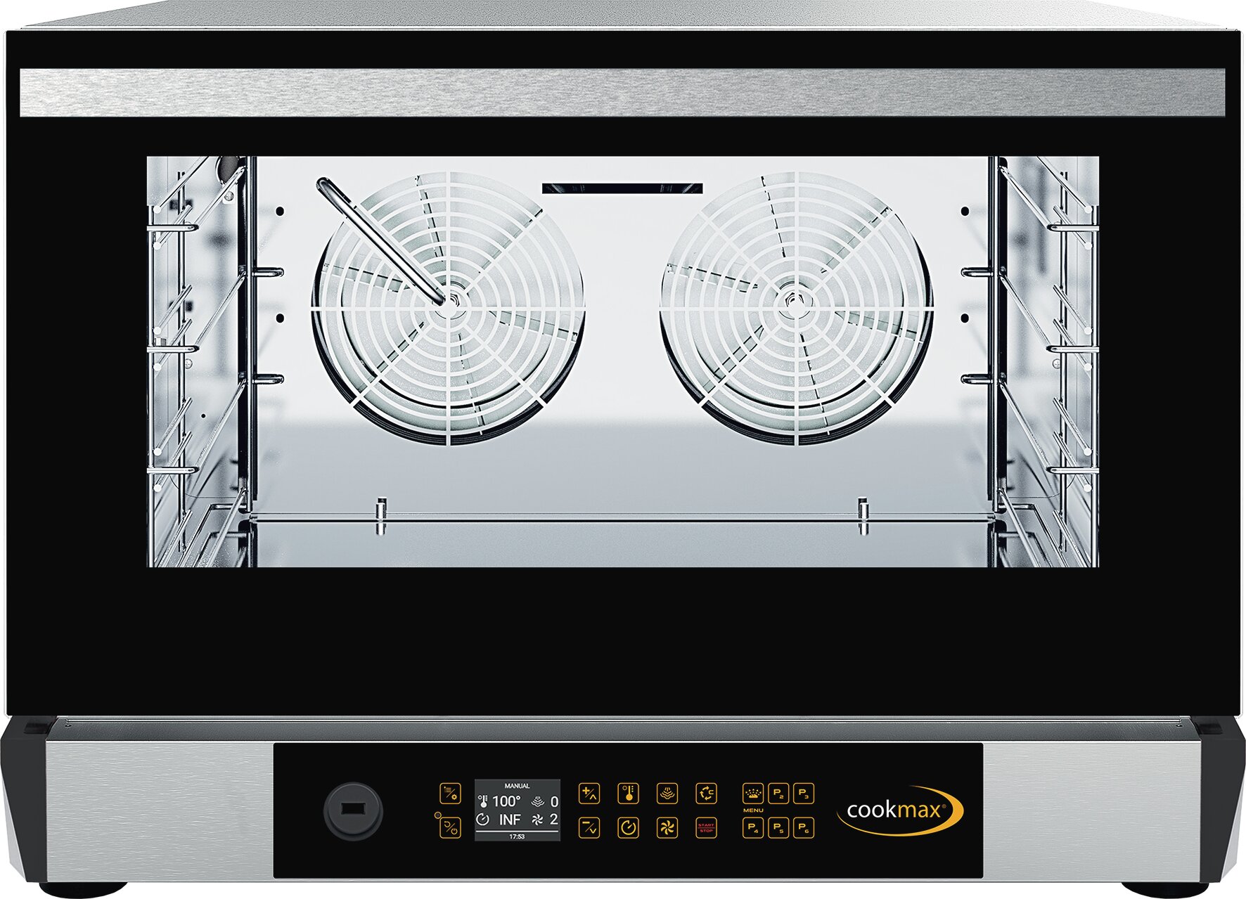 Heißluftofen, 4 x 600 x 400 oder GN 1/1, programmierbar,2 Lüftergeschwindigkeiten