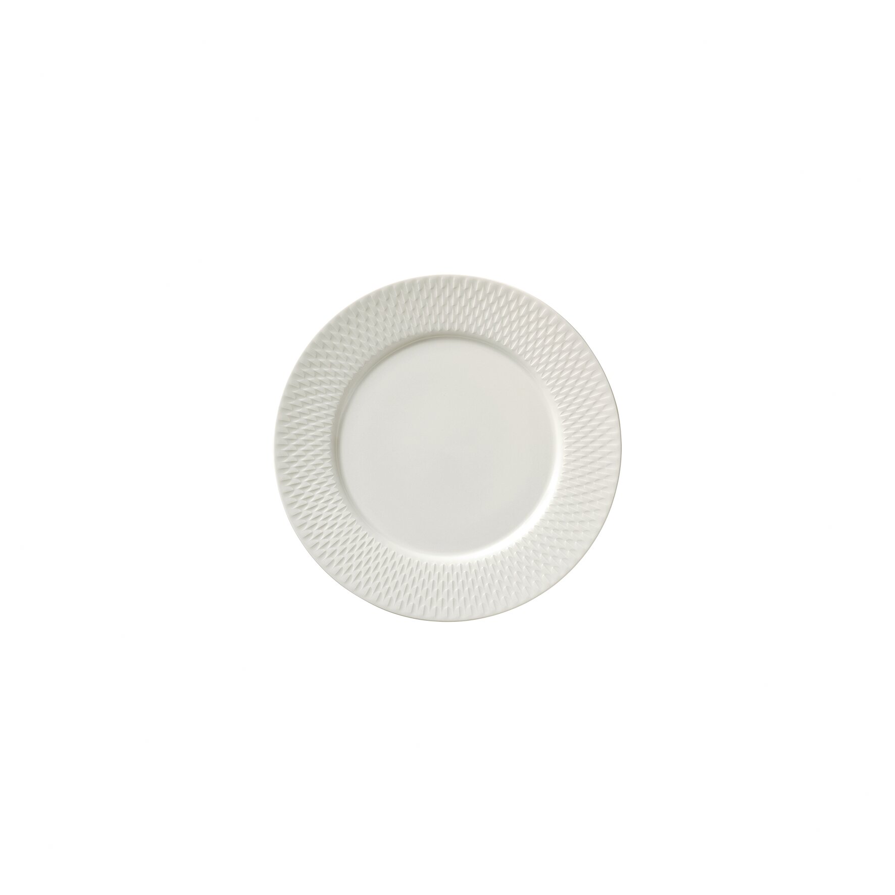 Teller flach rund Fahne Relief 164 mm
