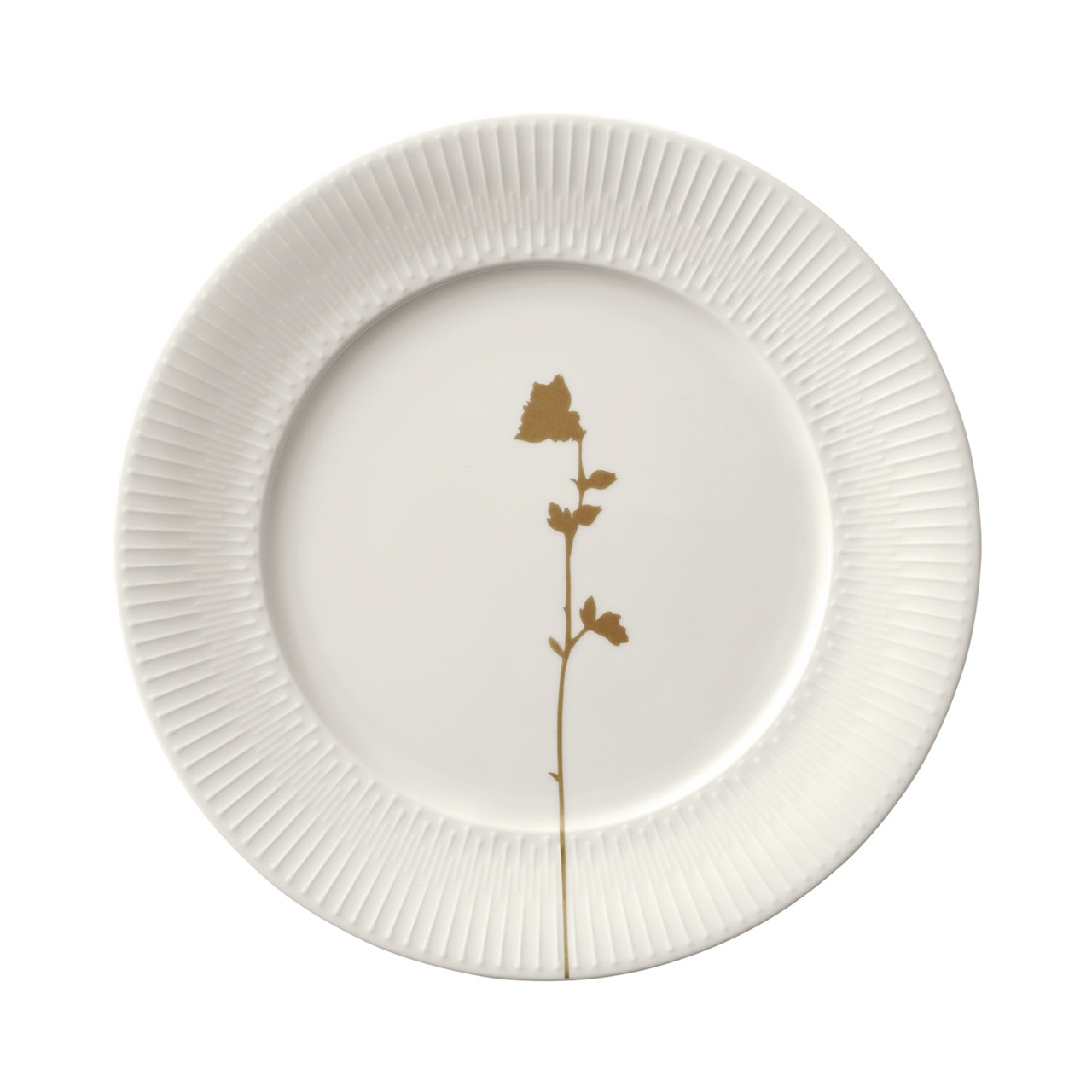 Teller flach mit Fahne 281 mm Relief Picked