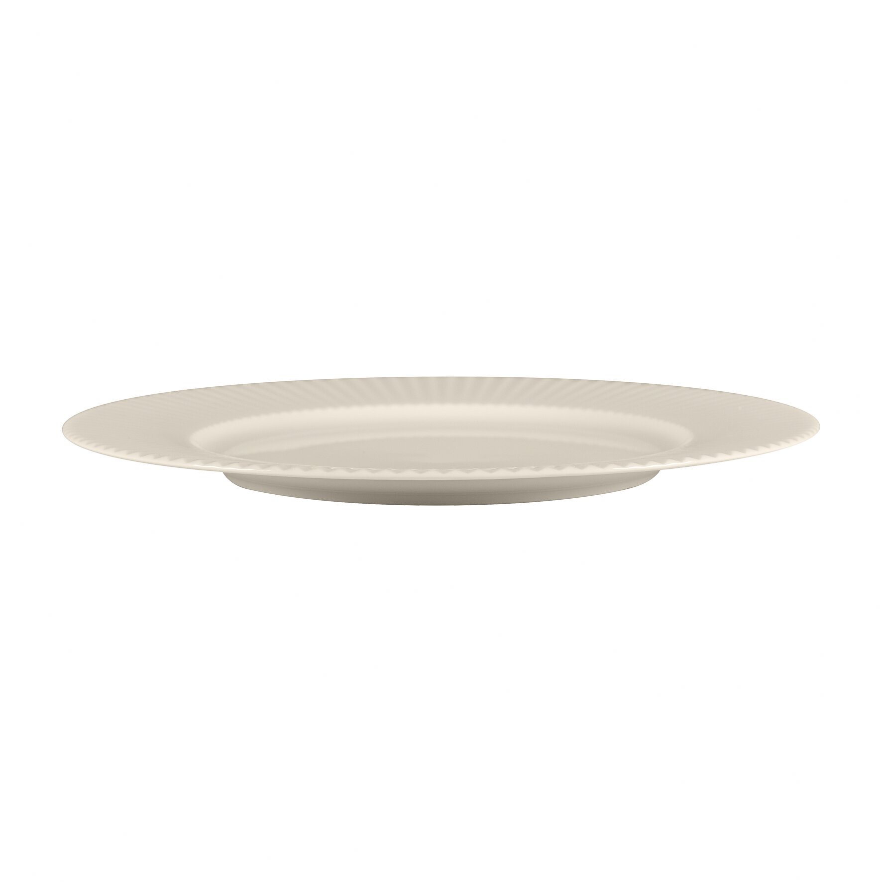Teller flach rund mit Rand 269 mm weiß Spectra