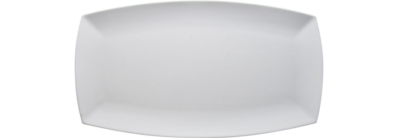 Coupeplatte rechteckig planer Boden 250 x 138 mm weiß Specials