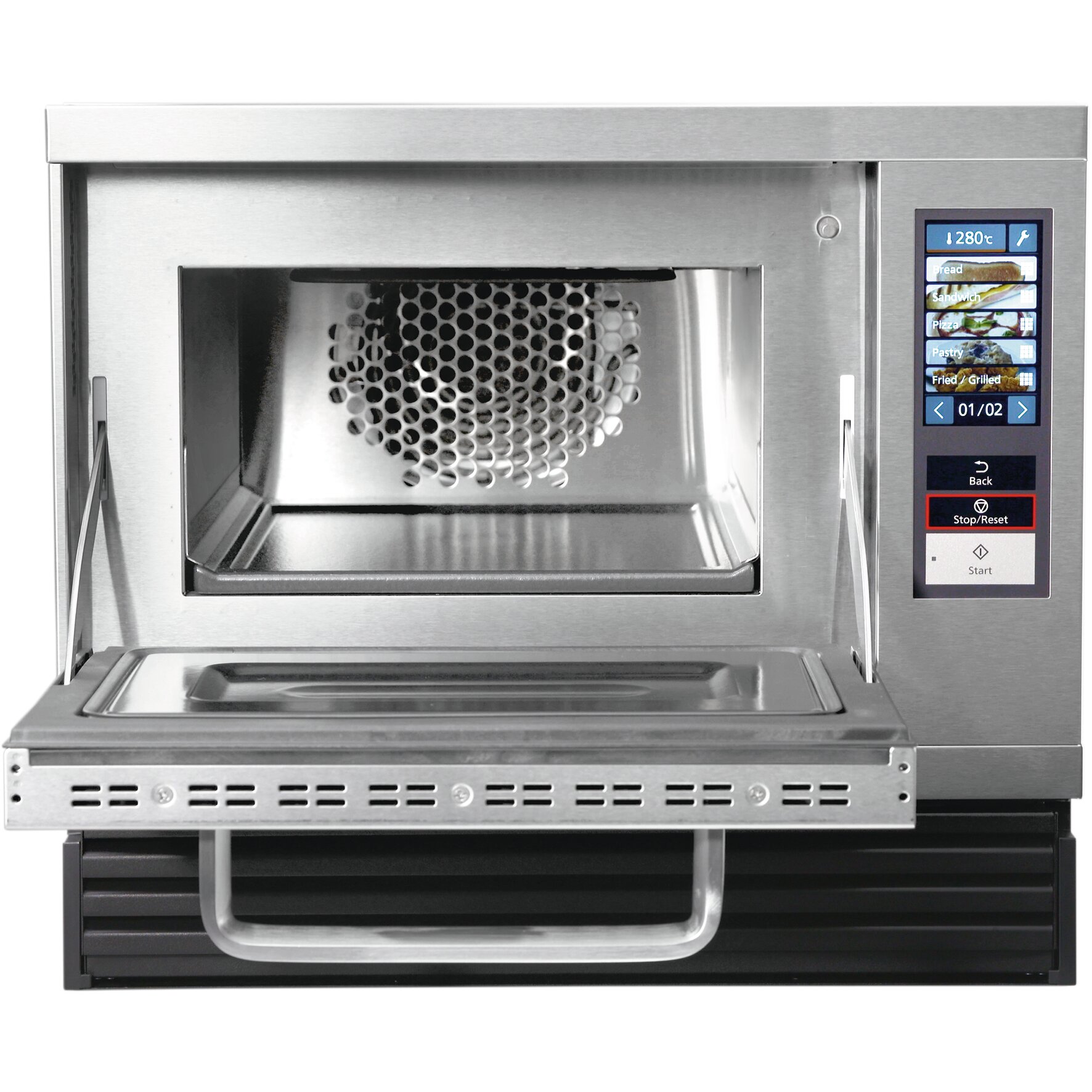 Kombinationsgargerät mit Heißluft / Twin Inverter Mikrowelle 1,05 kW + Grill
