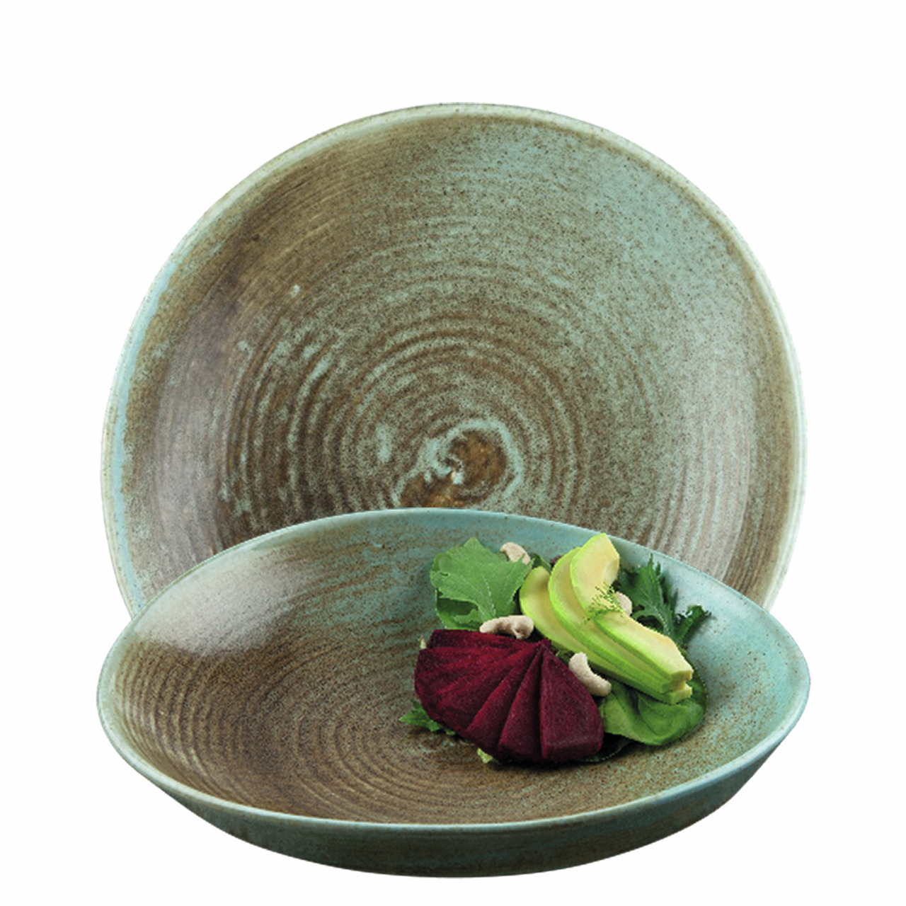 Teller tief 260 x 240 mm Coral