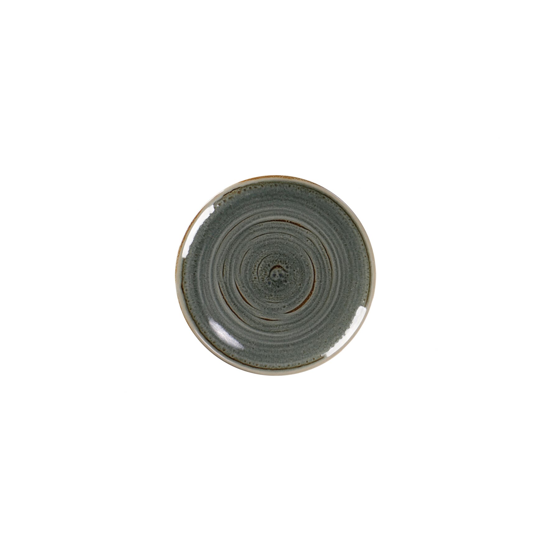 Teller flach coup 150 mm peridot green Spot Peridot Green