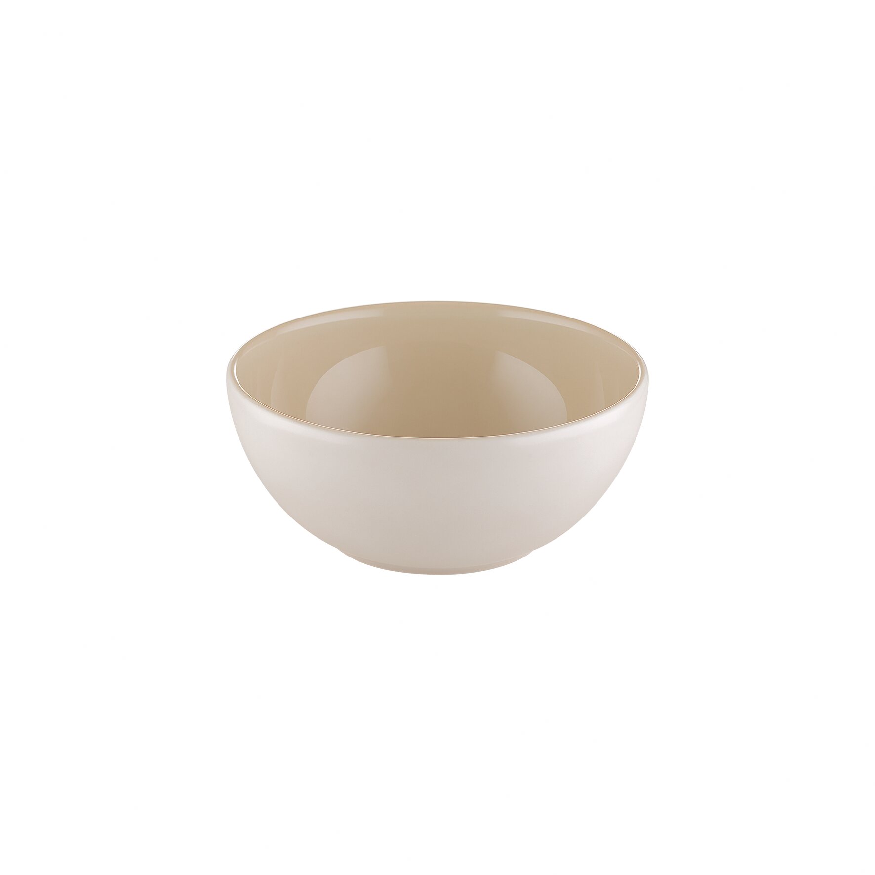 Schüssel rund 203 mm / 1,24 l beige uni