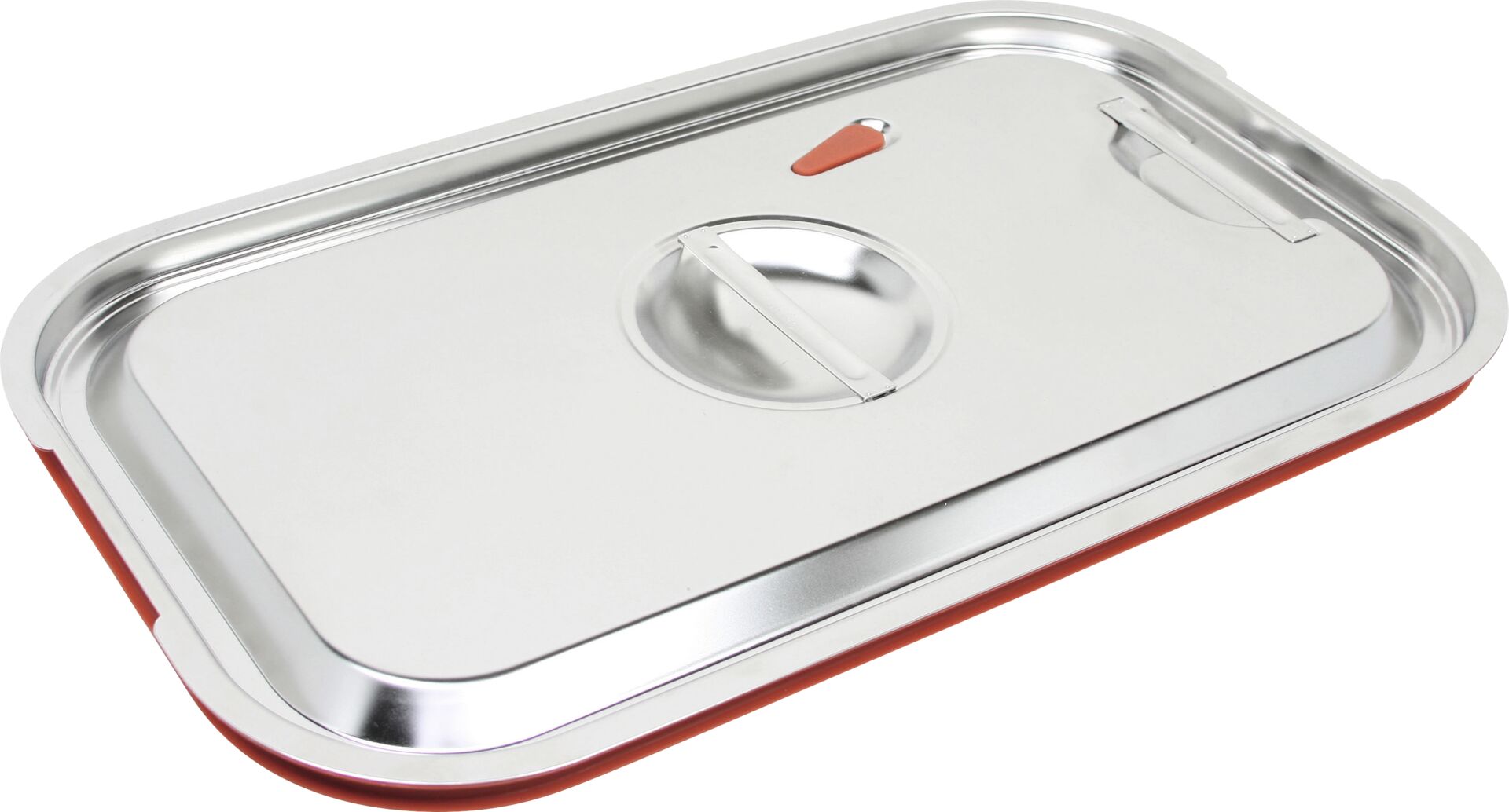 GN-Deckel 1/3 mit Gummidichtung Edelstahl