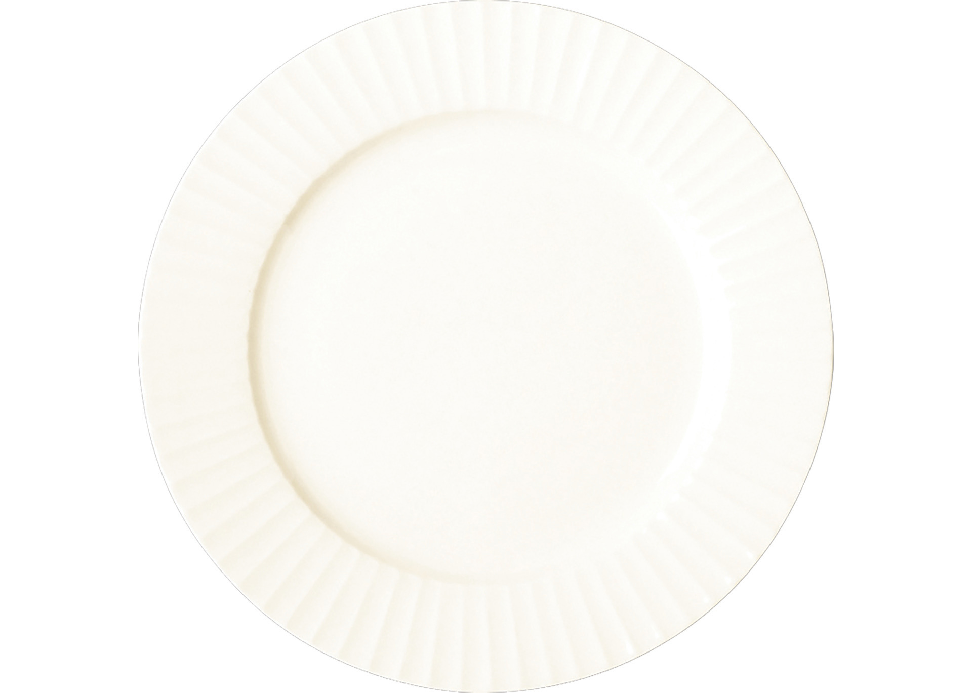 Teller flach 310 mm crème