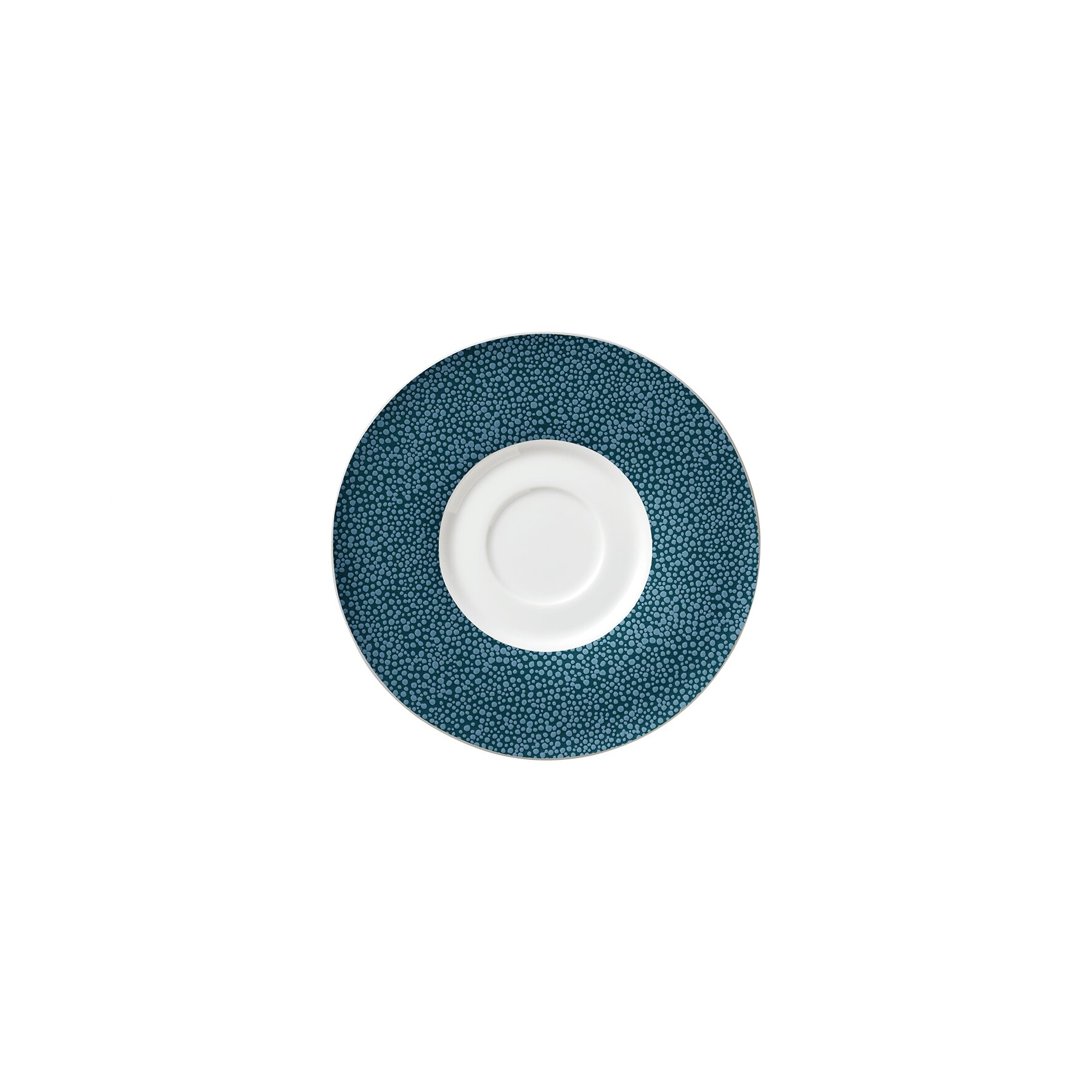 Untertasse rund mit Doppelspiegel 166 mm ocean Purity Pearls