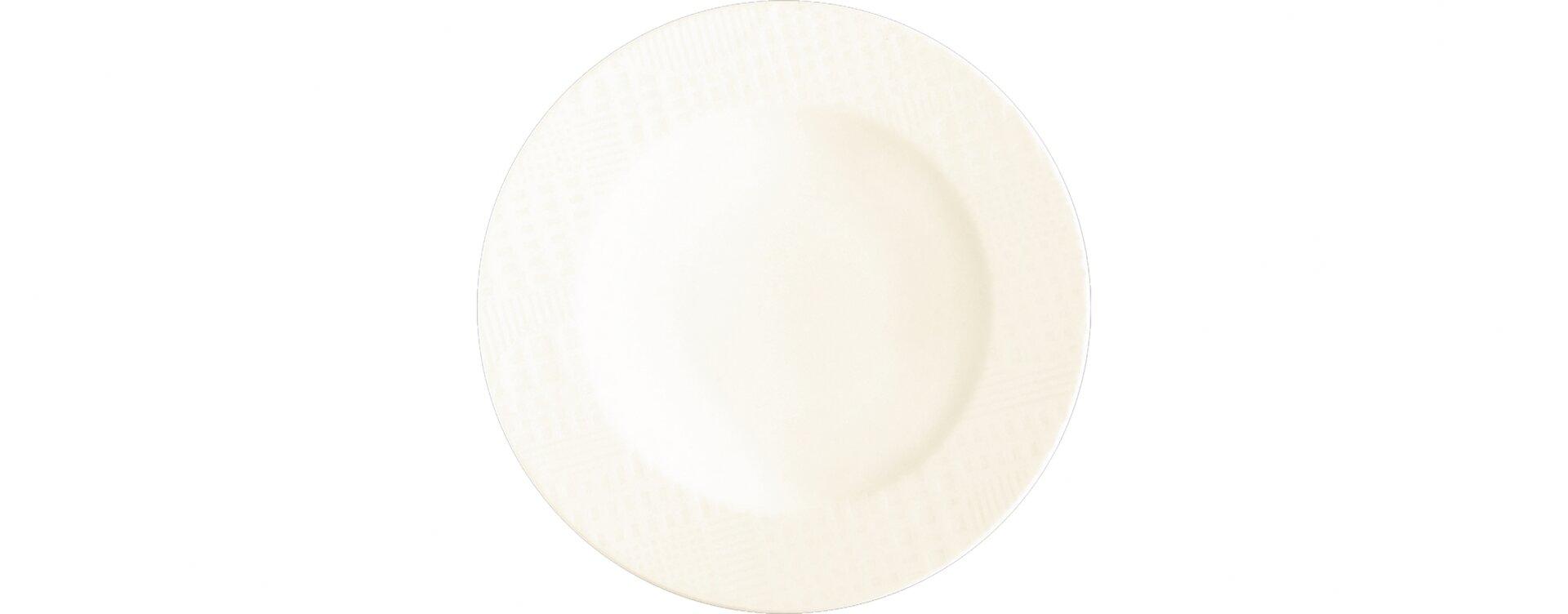 Teller flach 170 mm crème