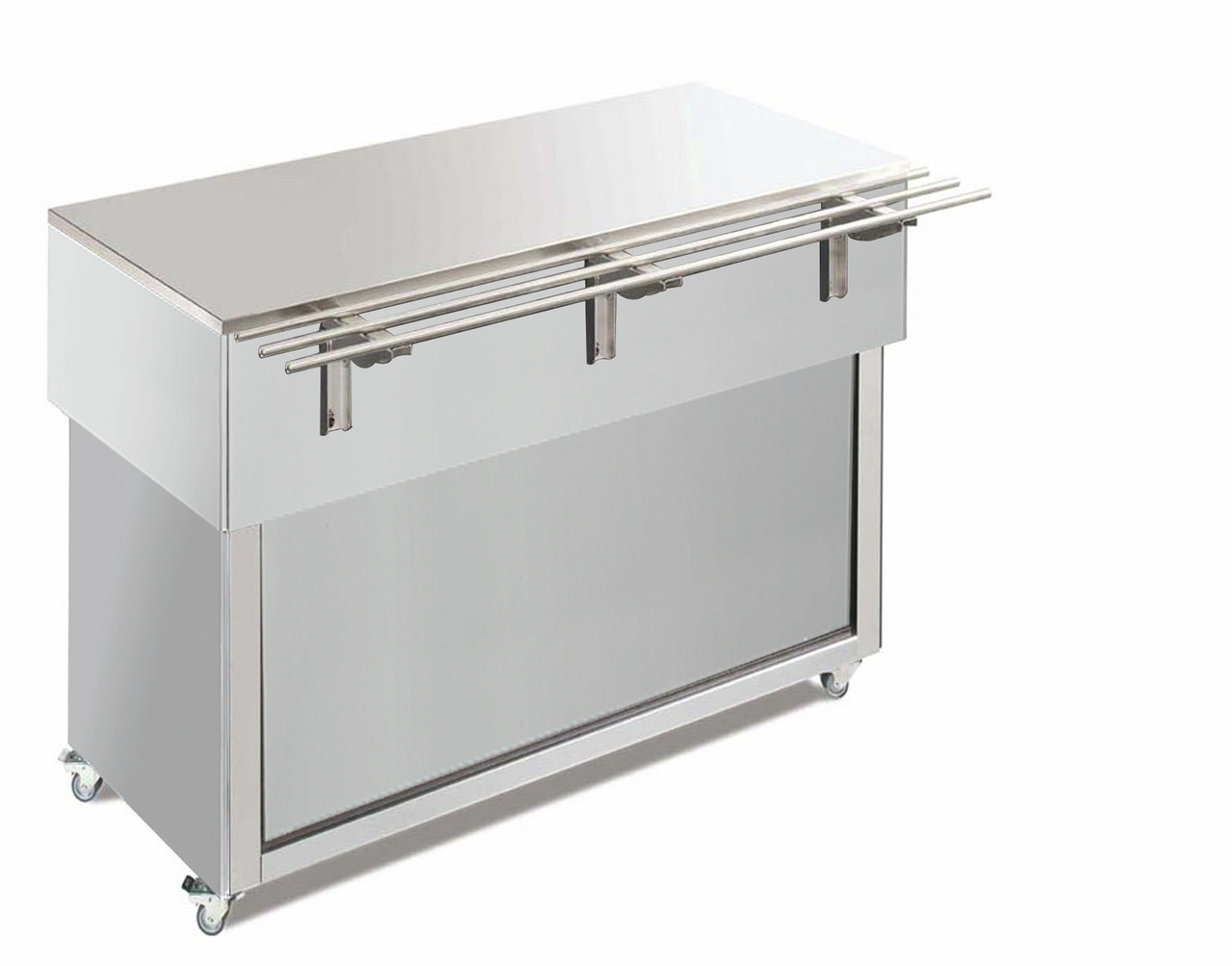 Ausgabe-Element neutral 1494 mm GN 4/1 Vollverkleidung RAL/Edelstahl Ausgabe-Element neutral 1494 mm GN 4/1 Vollverkleidung RAL/Edelstahl