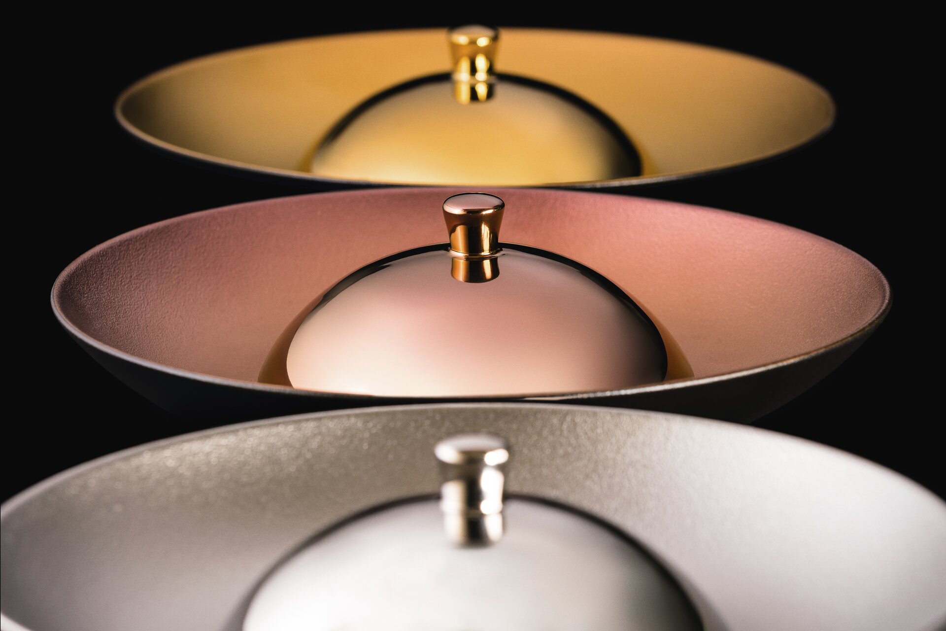 Cloche 136 mm bronze für Gourmetteller FDGD26