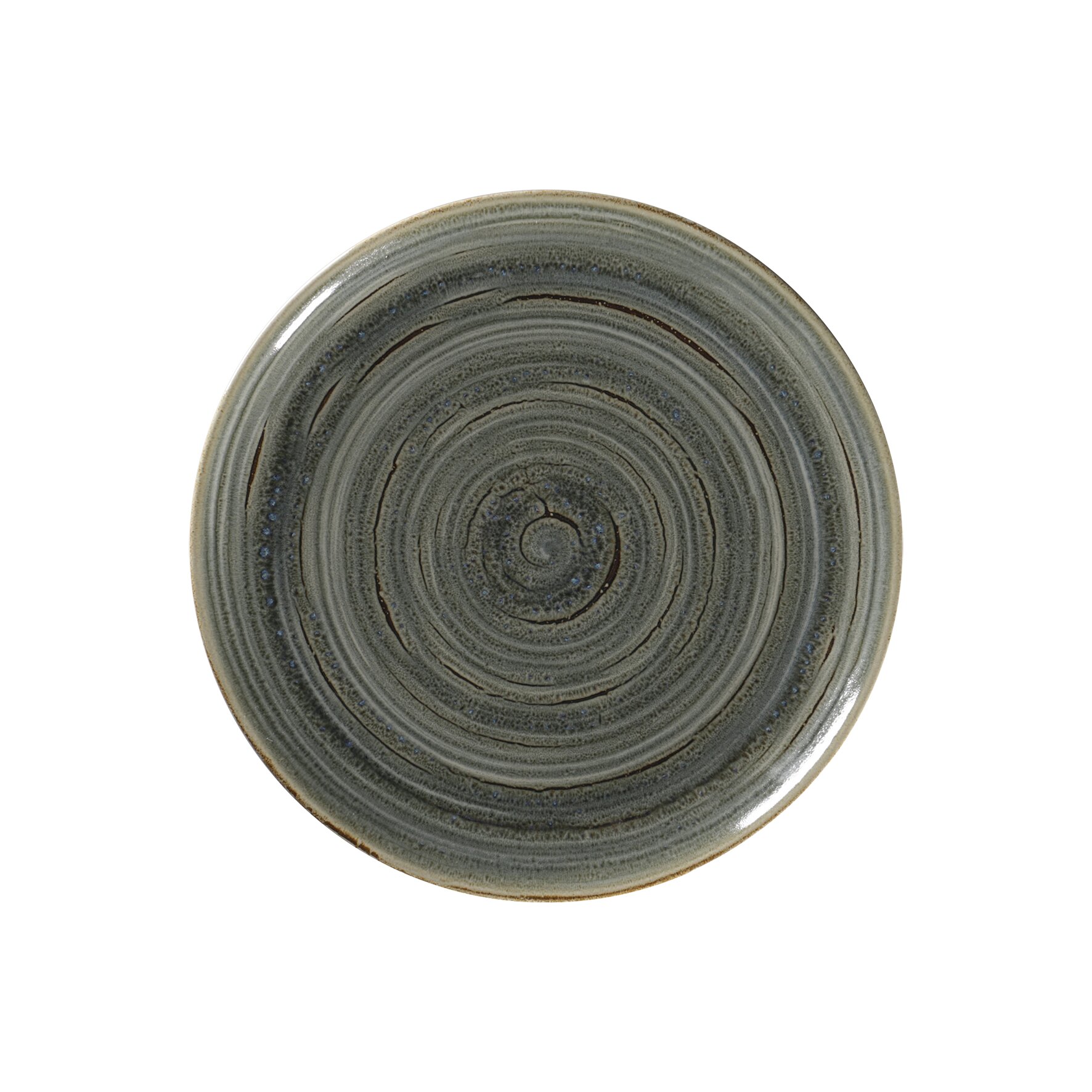 Teller flach coup 267 mm peridot green Spot Peridot Green