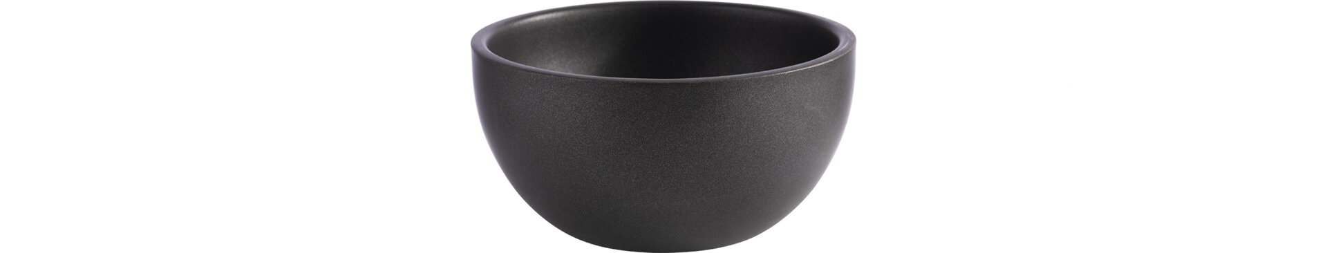Schale 0,90 l / 170 mm Edelstahl doppelwandig grey black Levante
