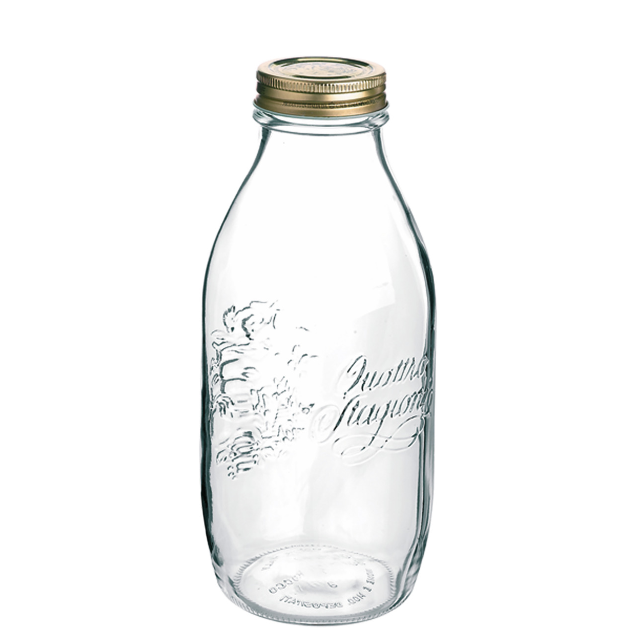 Flasche 94 mm / 1,00 l mit Metallschraubverschluss Quattro Stagioni
