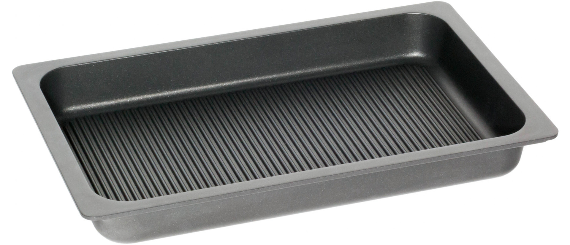 GN-Bratplatte GN 1/1 Grillboden 7,00 l / 530 x 330 x 55 mm