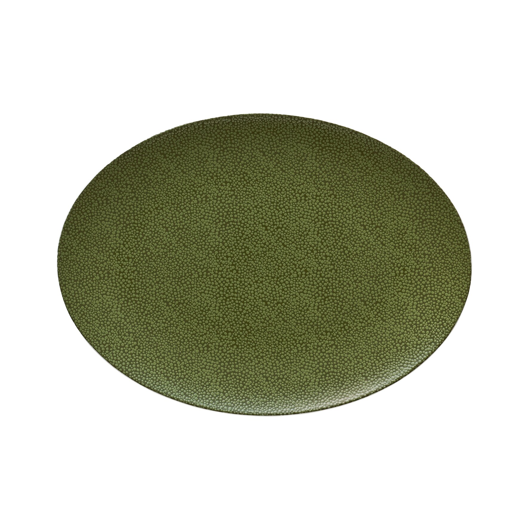 Coupplatte oval 330 x 240 mm grün