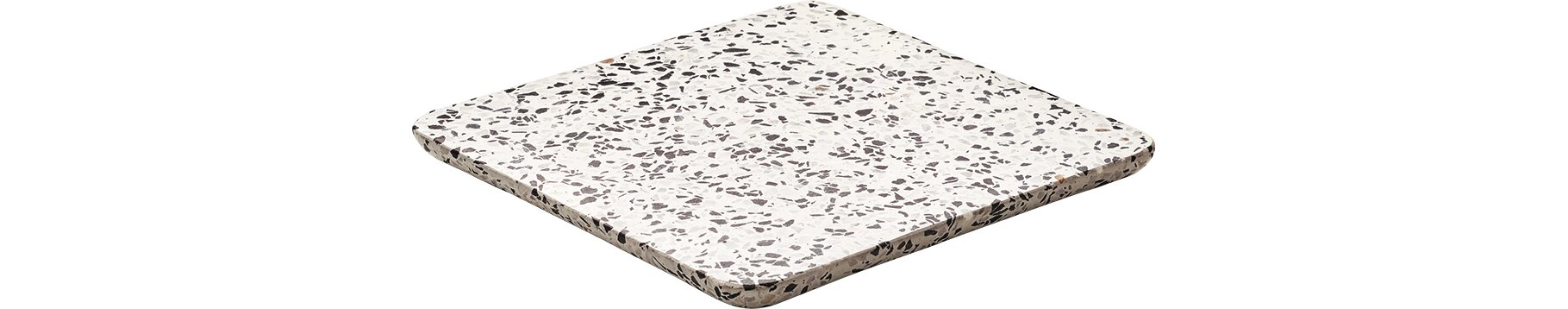 Terrazzoplatte 178 x 178 mm dunkel Ananti