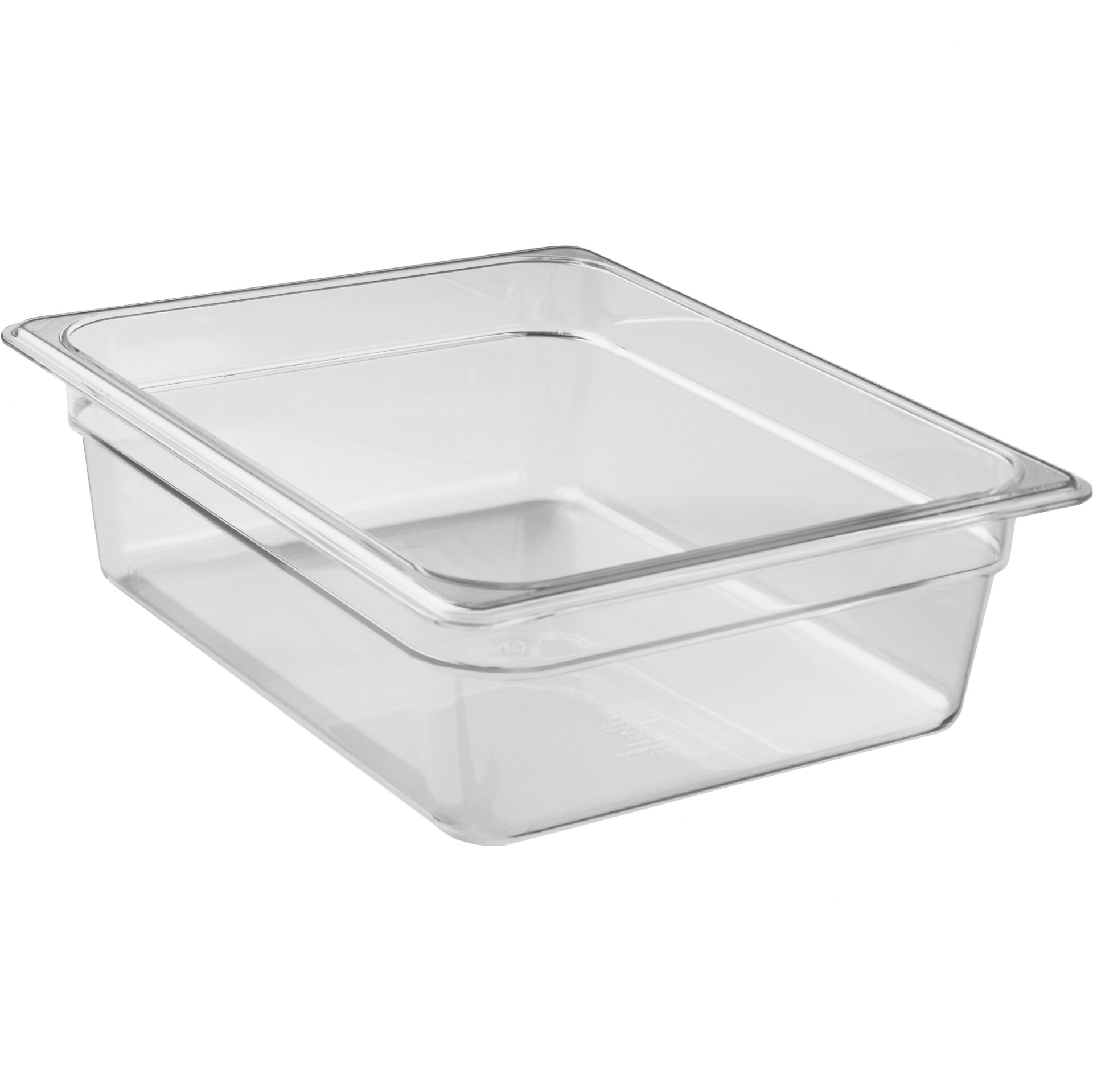 GN-Behälter GN 1/2 325 x 265 x 100 mm Copolymer BPA-frei transparent black