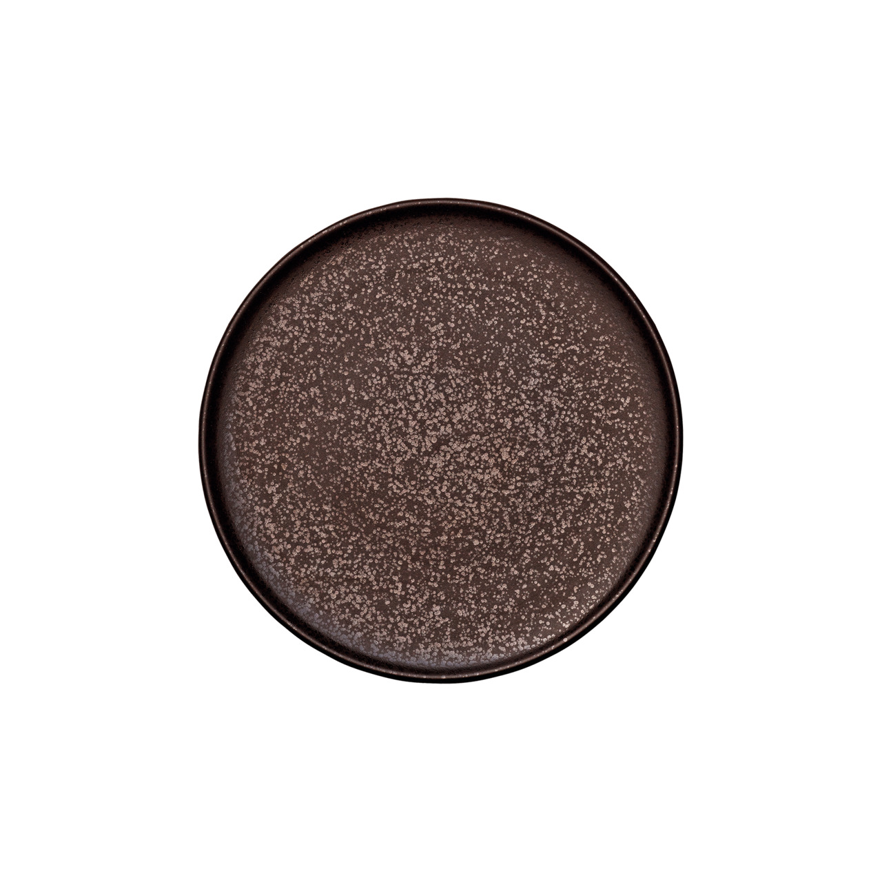 Coupeteller flach 220 mm mokka Nivo Mokka