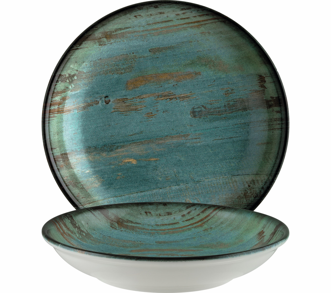 Teller tief Bloom 280 mm / 1,70 l Madera Mint