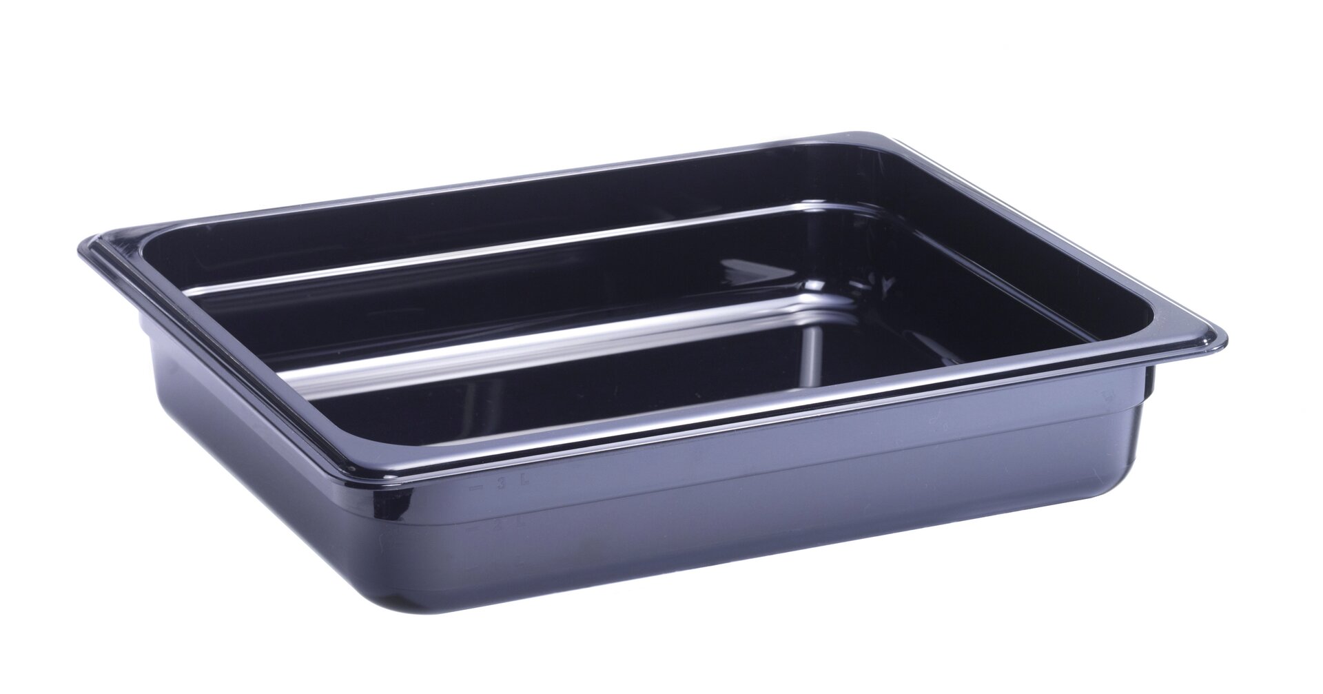 GN-Behälter GN 1/2 325 x 265 x 65 mm Polycarbonat schwarz