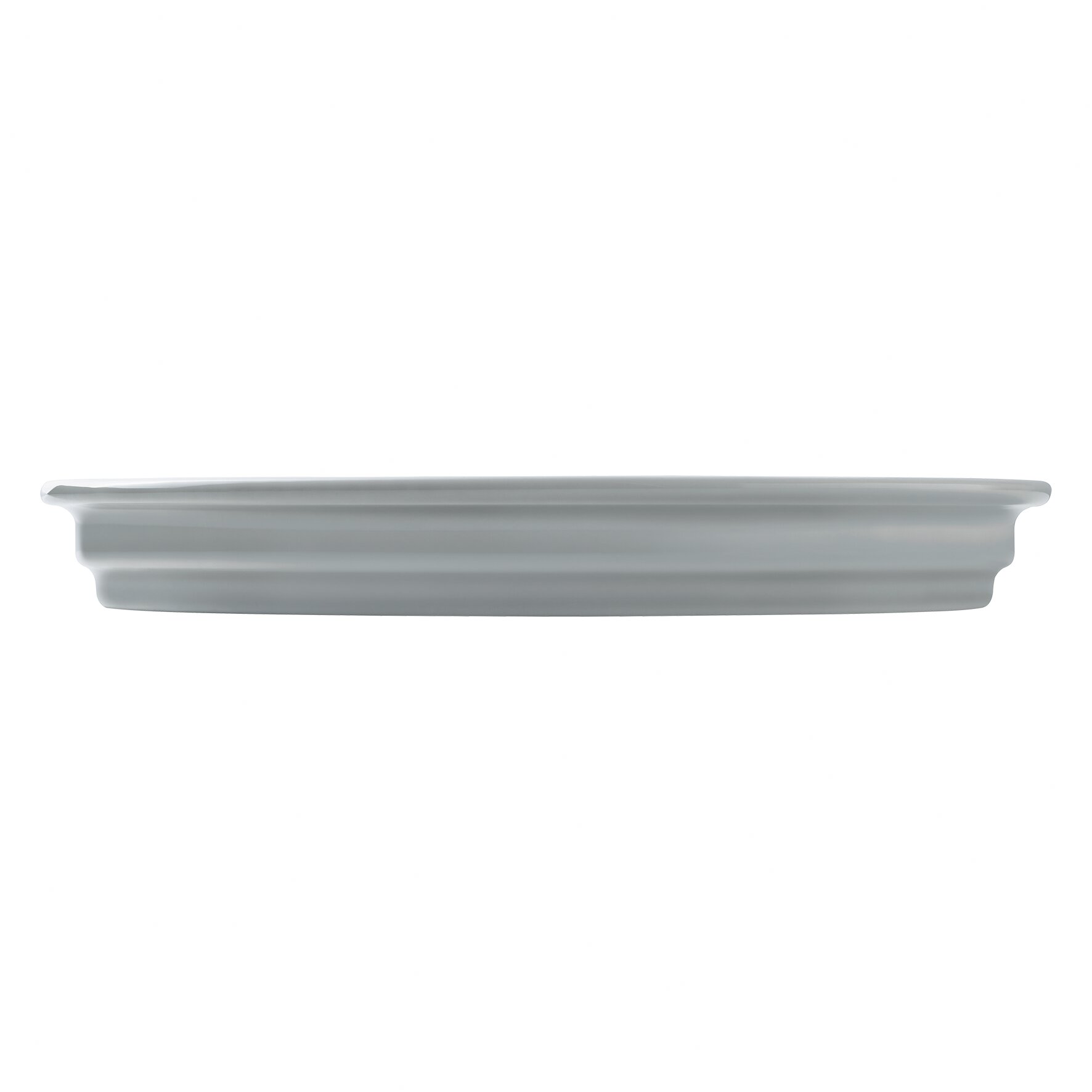 Teller halbtief planer Boden 229 mm / 1,00 l grau Airflow Essenta