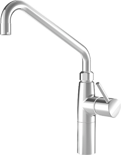 Gastro-Hebelmischer 3/4" mit Schwenkauslauf A 300 ganzchrom
