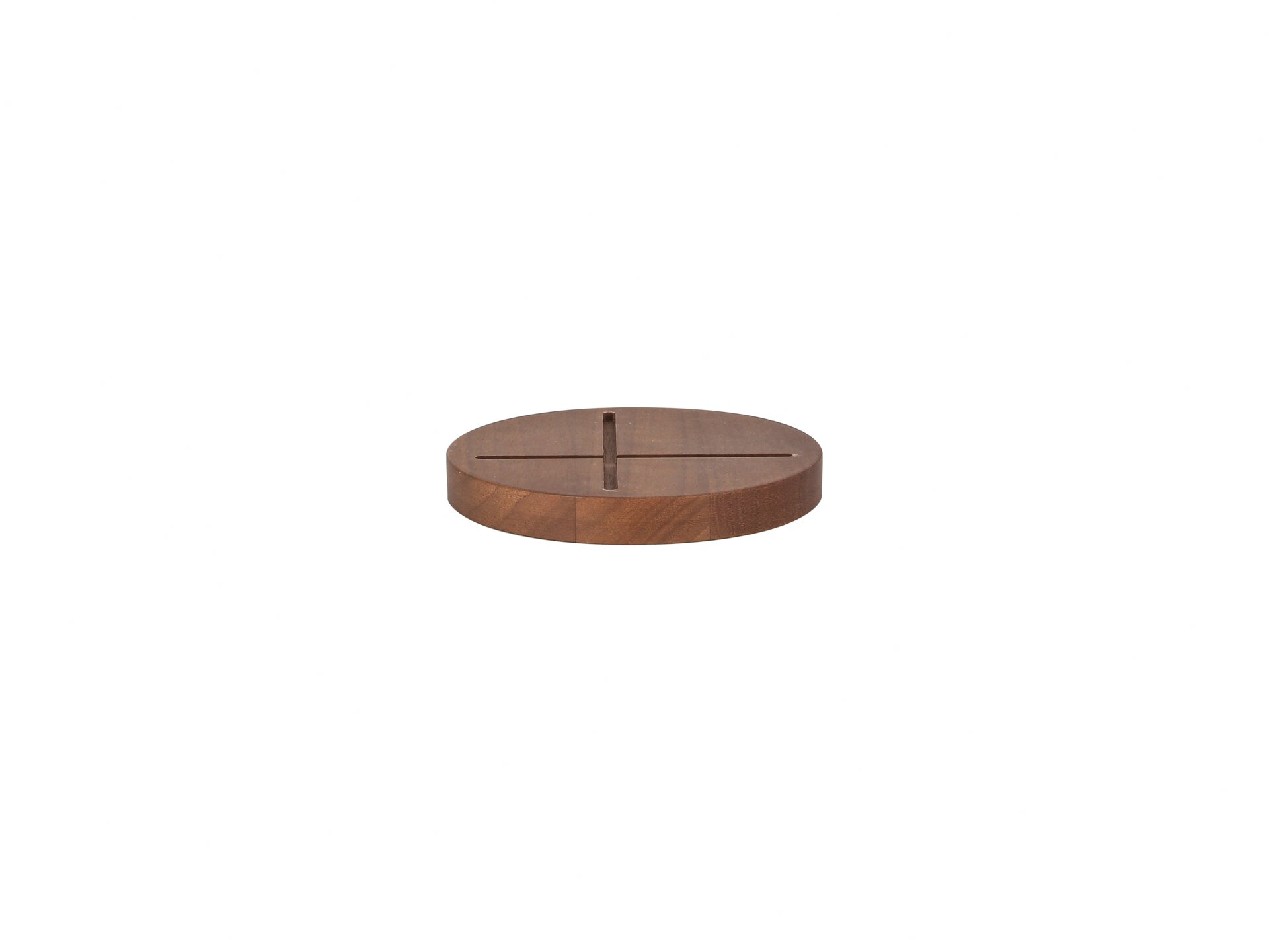 Holzbasis rund 120 mm für Stahlbaum STTR24