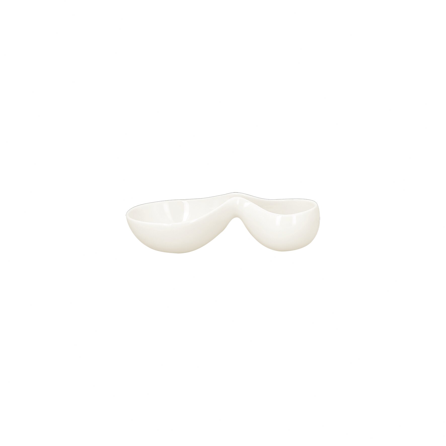 Doppelschale appeal 195 x 100 mm / 0,19 l plain-white