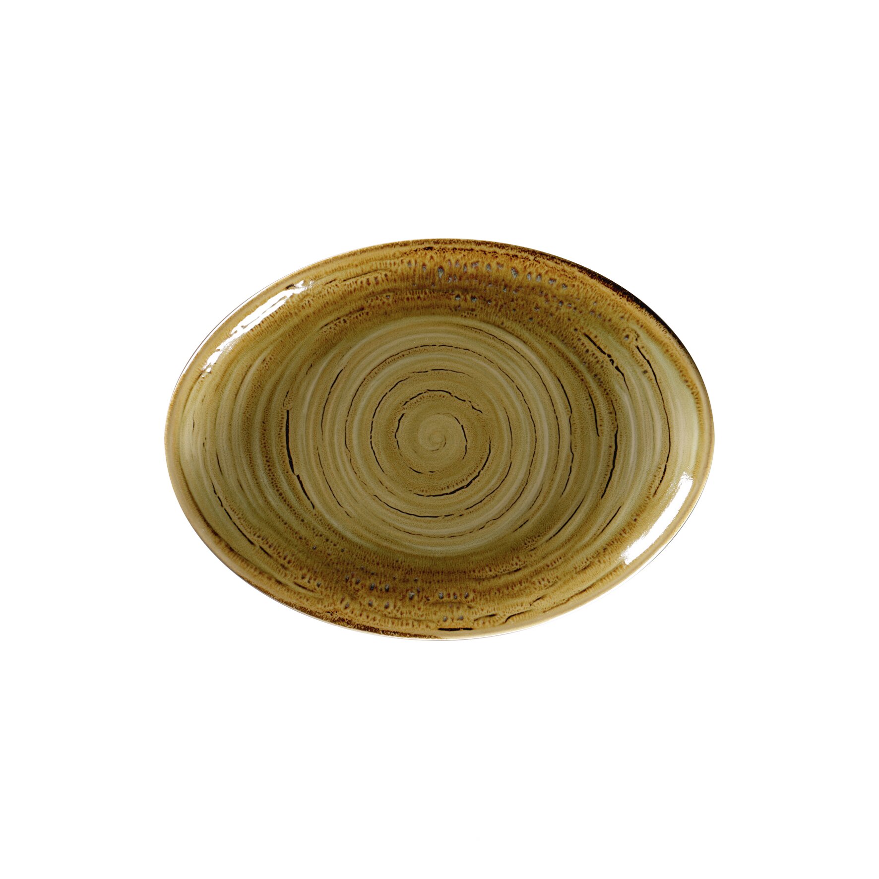 Platte oval 260 x 190 mm garnet beige Spot Garnet Beige