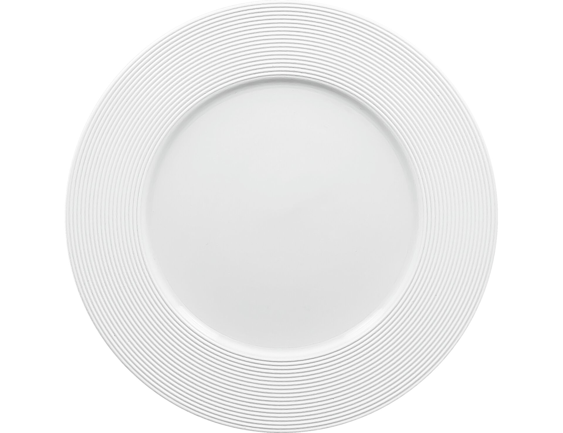 Teller flach 270 mm plain-white Evolution