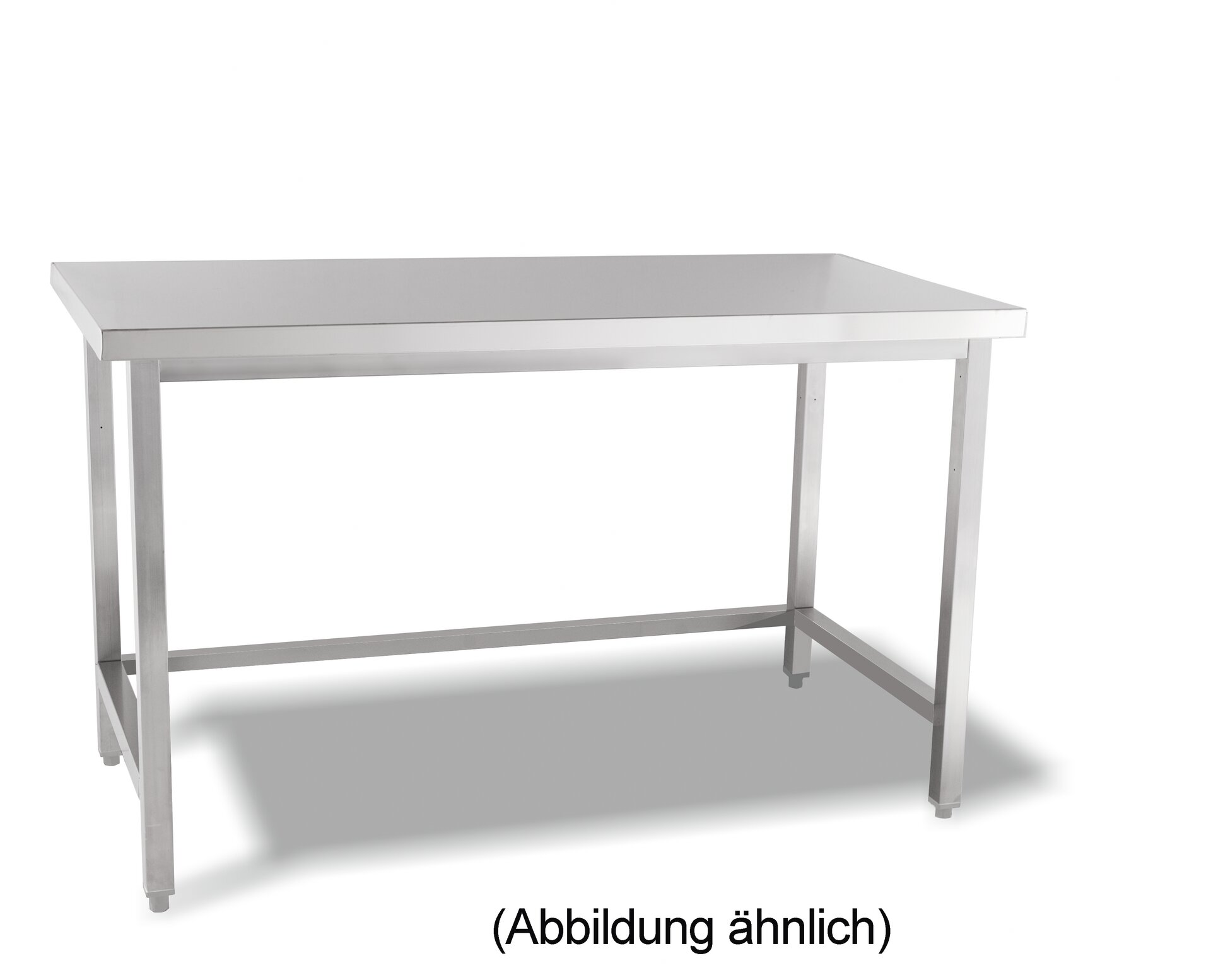 Arbeitstisch verschweißt o. Ablageboden ohne Aufkantung 1500 x 600 x 850 mm