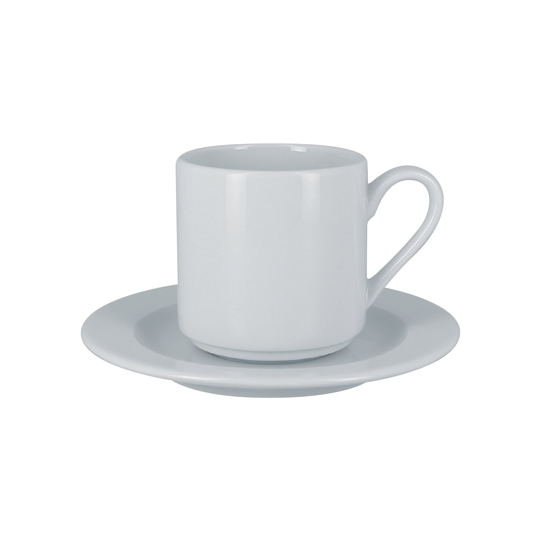 Tasse stapelbar 80 mm / 0,23 l weiß Access Plus