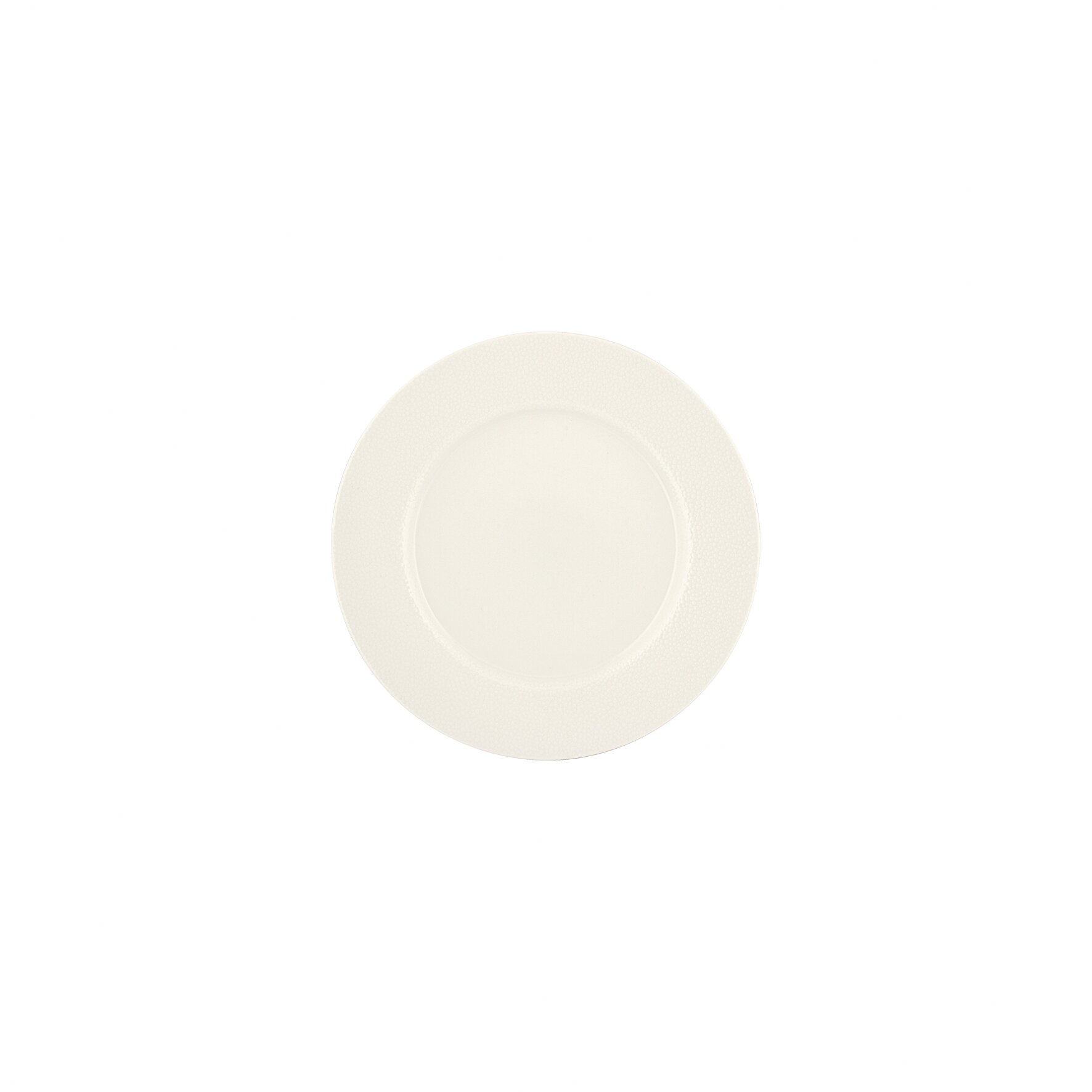 Teller flach rund Fahne 165 mm light Purity Pearls