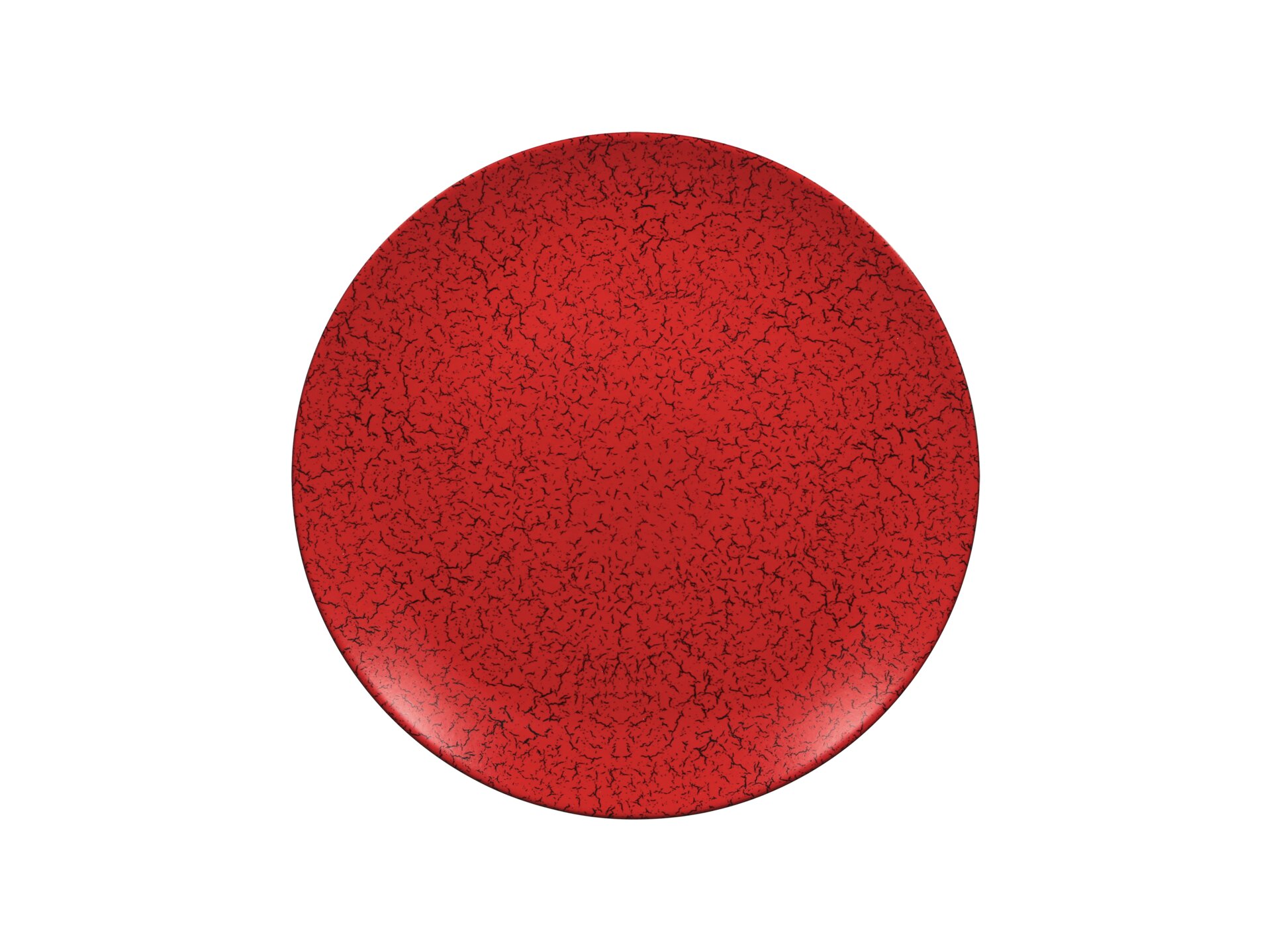 Coupteller flach 290 mm rot