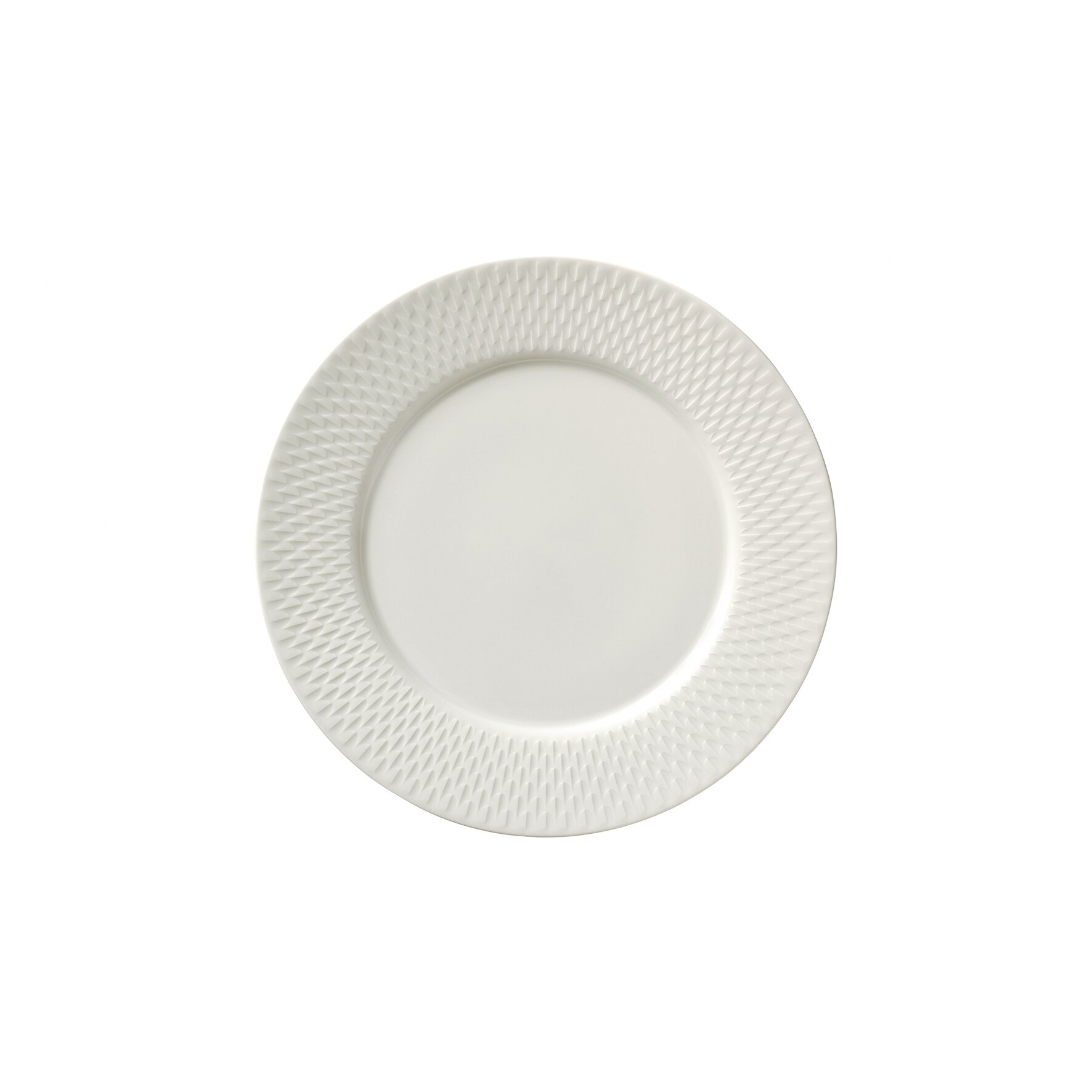 Teller flach rund Fahne Relief 225 mm