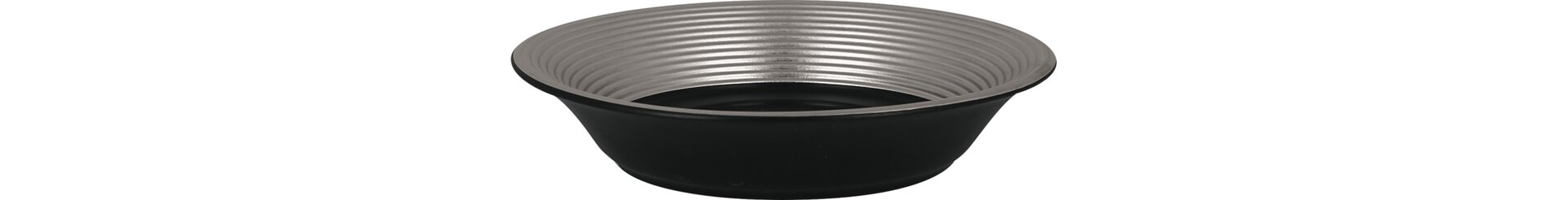 Untertasse 150 mm schwarz / silber für EVCU20