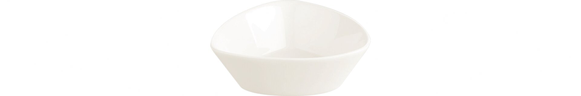 Schale dreieckig 120 mm / 0,26 l crème