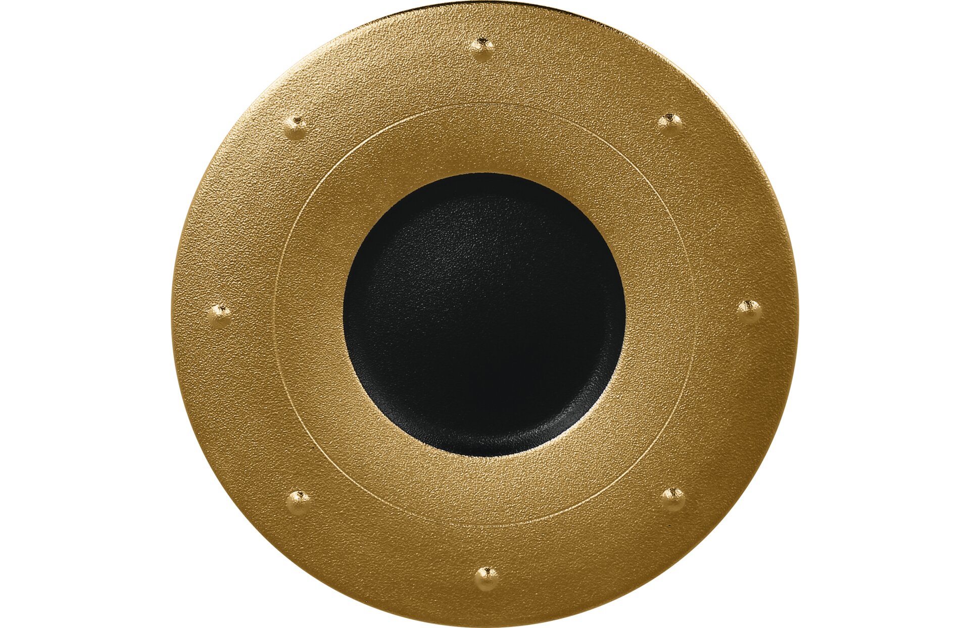 Teller rund 280 mm gold